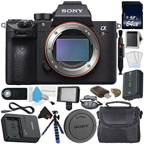 Sony Alpha a7R III 42.4MP Full Frame Mirrorless Interchangeable-Lens Digital Camera Body - Bundle with 64GB Memory Card Sony