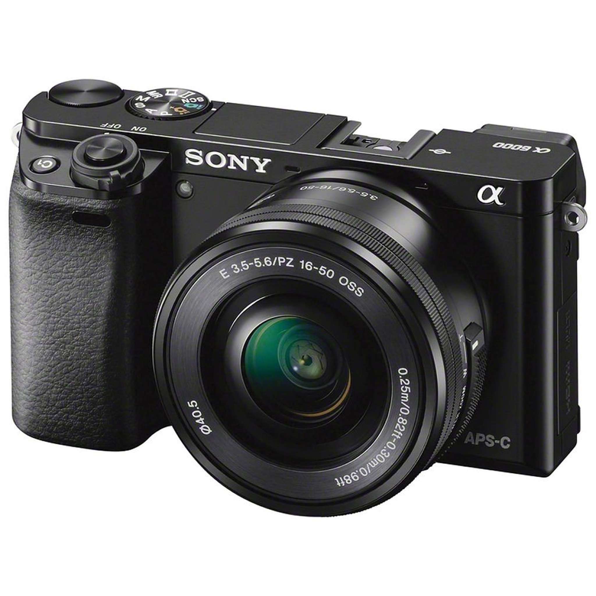 Sony Alpha a6000 Mirrorless Camera with 16-50mm Lens Black With Sony FE 85mm Lens, Soft Bag, Additional Battery, 64GB Memory Card, Card Reader , Plus Essential Accessories Sony