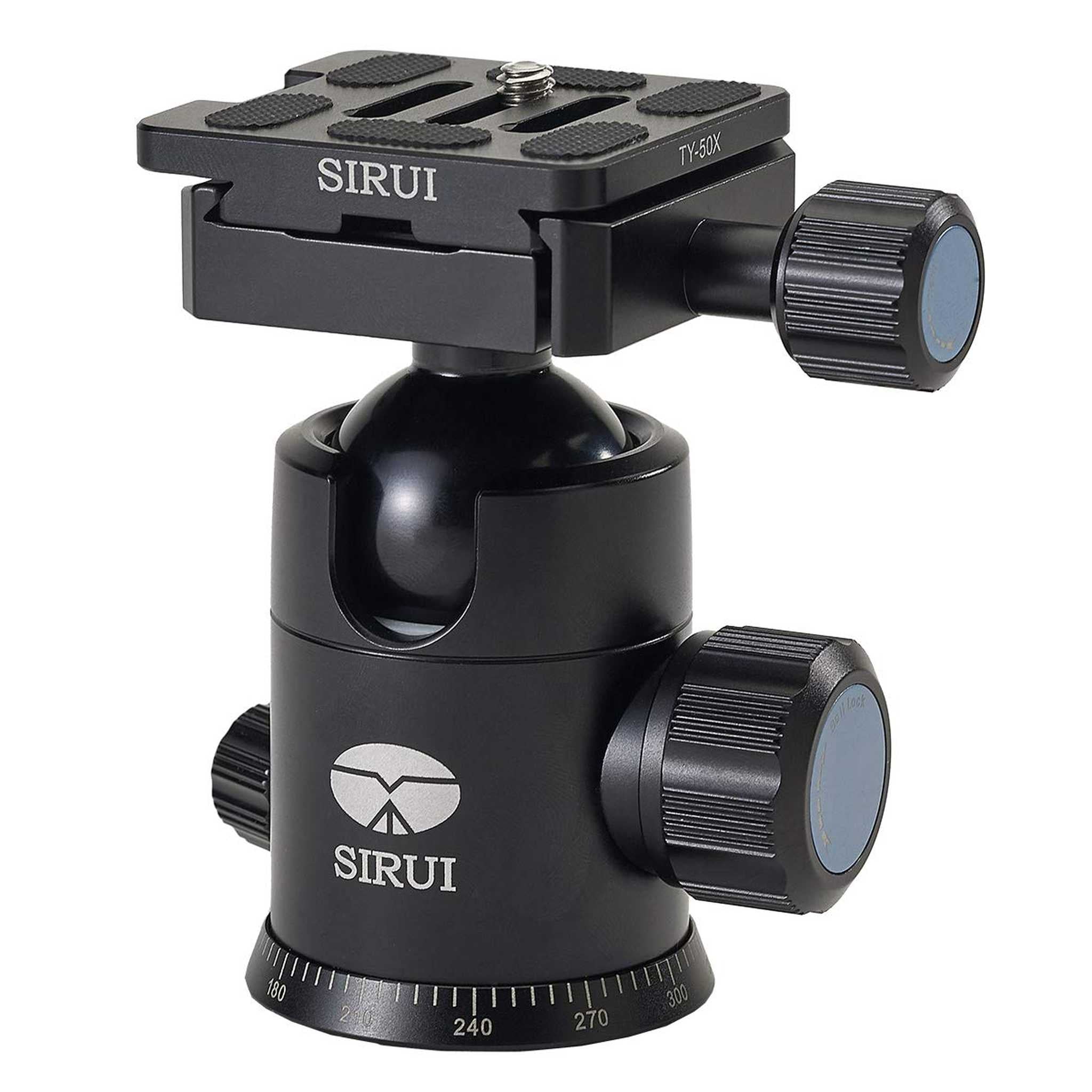 Sirui E-20 Ball Head with TY-50E QR Plate 26.5 LB Capacity Sirui