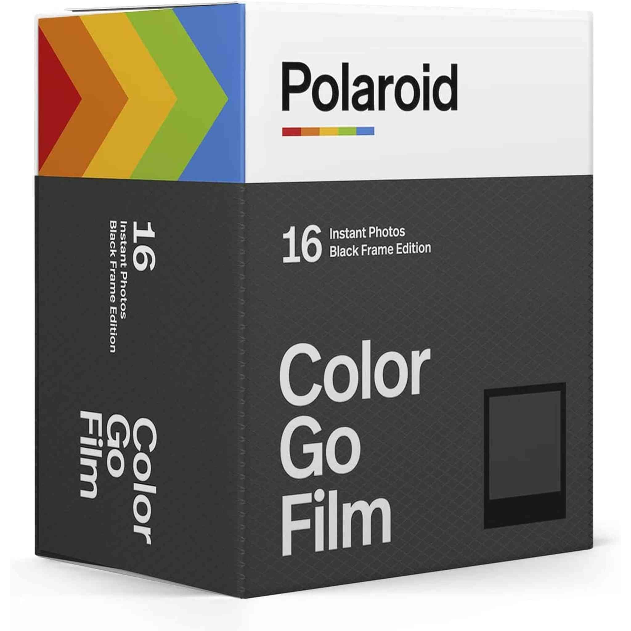 Polaroid Go Color Film - Black Frame Double Pack 16 Photos 6211 - Only Compatible with Polaroid Go Camera Polaroid Originals