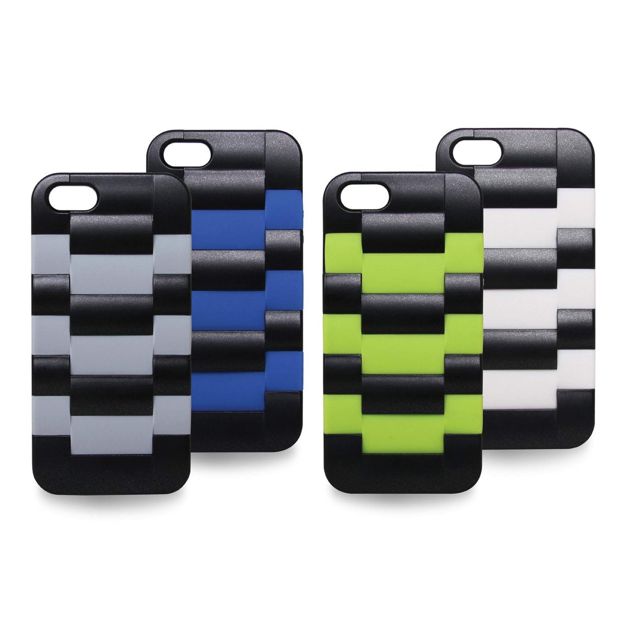 The Joy Factory Daytona V - Watchband Textured Case for iPhone5/5S, CSD124 Gray The Joy Factory