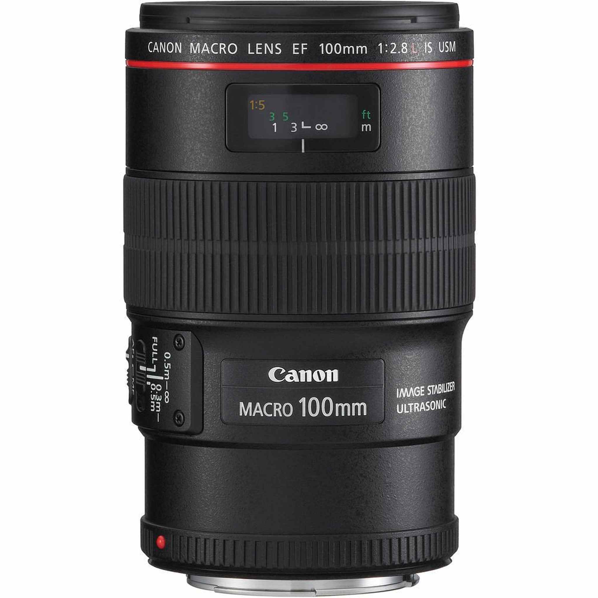 Canon EF 100mm f/2.8L Macro is USM Lens for Canon EF Mount + Accessories (International Model with 2 Year Warranty)