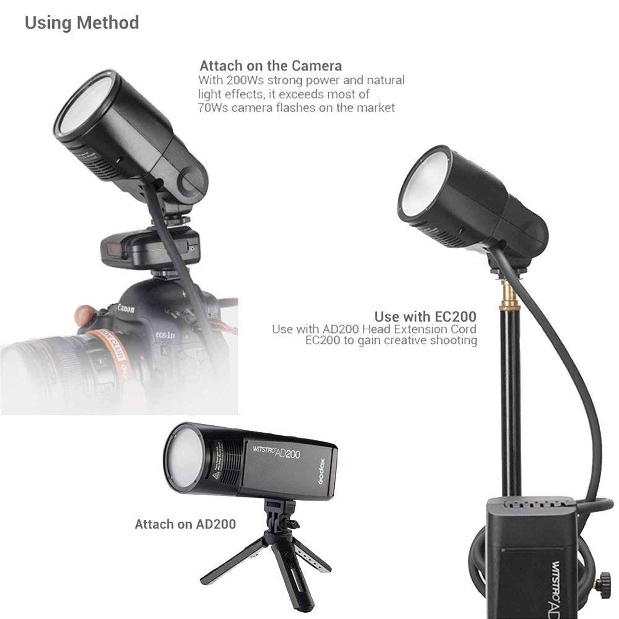 Godox Round Flash Head for PocketFlash AD200 Godox