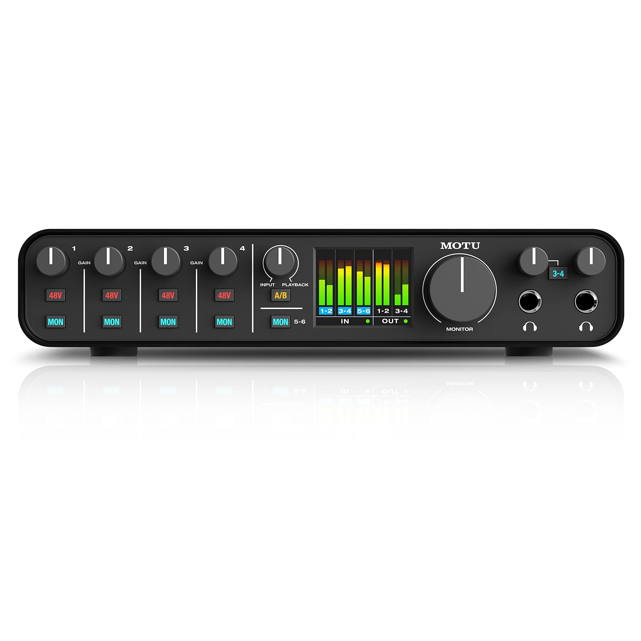 MOTU M6 6x4 USB-C Audio Interface with Studio-Quality Sound MOTU