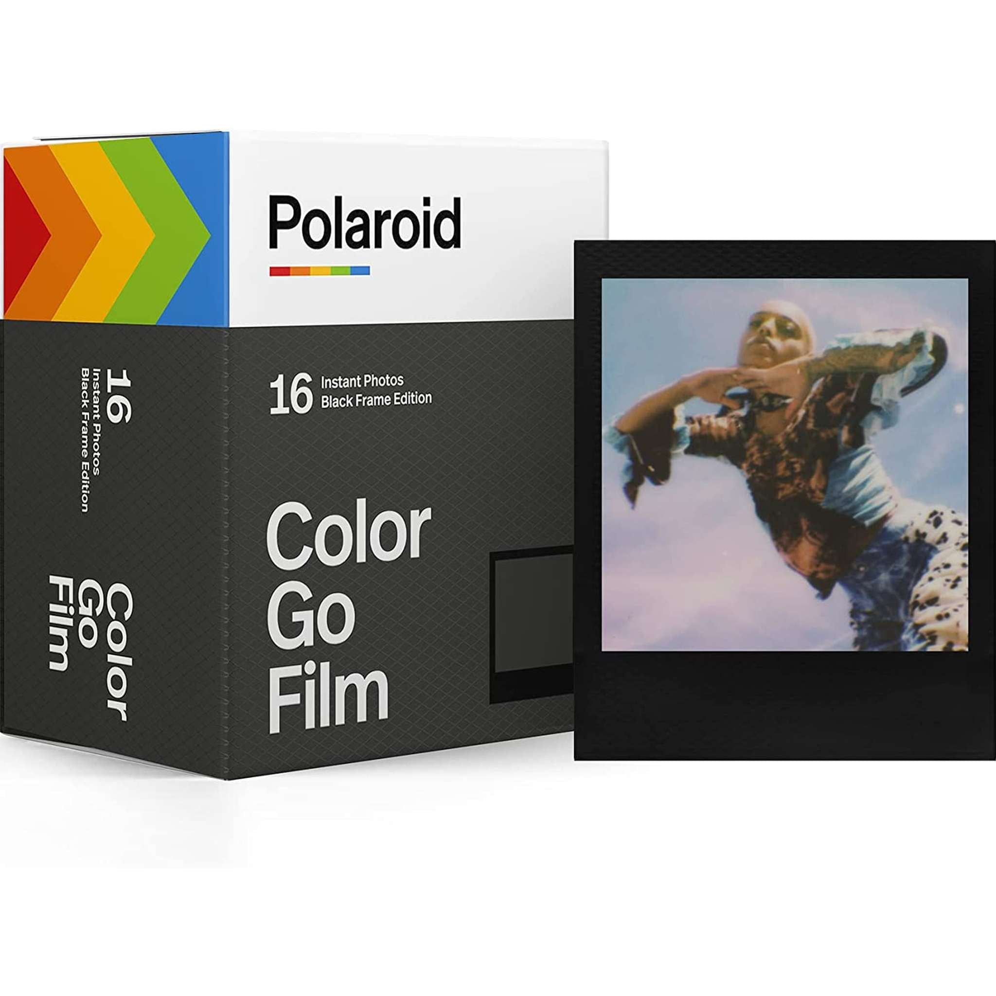 Polaroid Go Color Film - Black Frame Double Pack 16 Photos 6211 - Only Compatible with Polaroid Go Camera Polaroid Originals