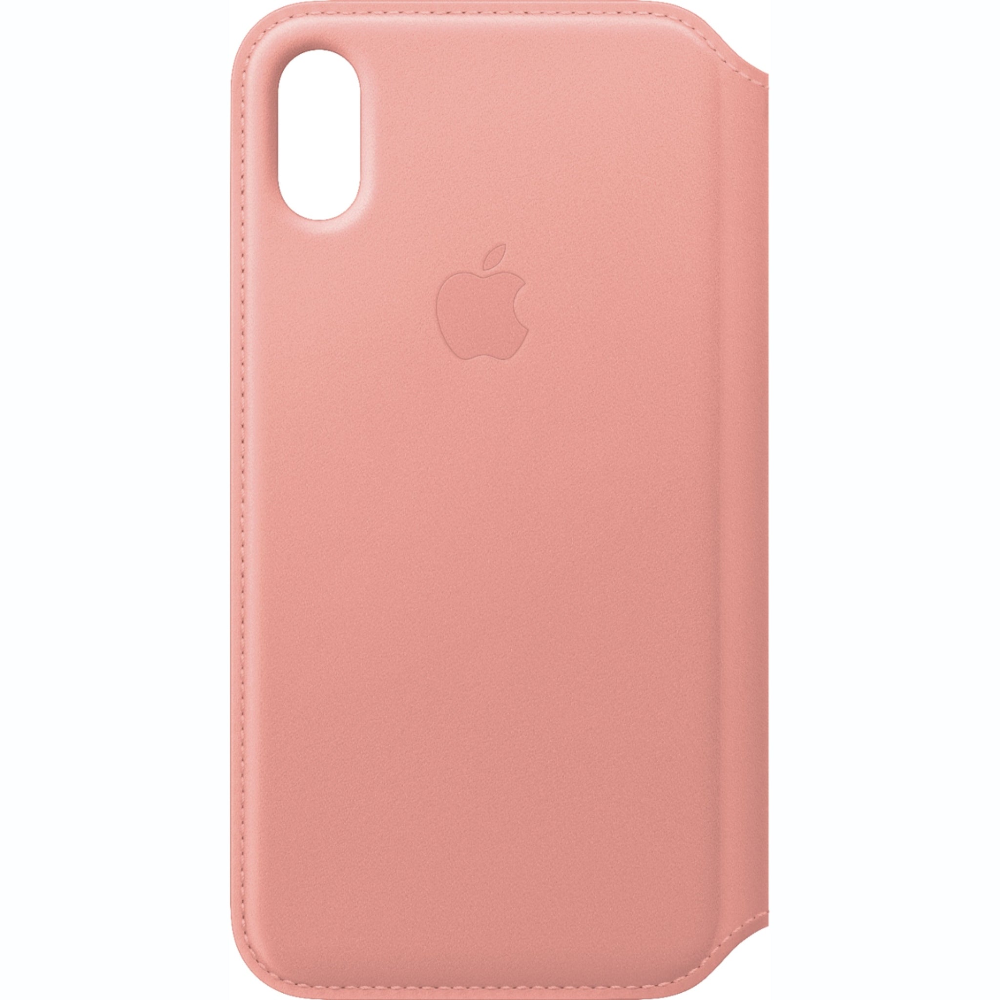 Apple Leather Folio for iPhone X - Soft Pink Apple