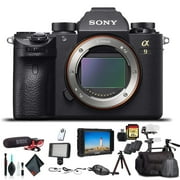 Sony Alpha a9 Mirrorless Camera ILCE9/B With Soft Bag, Zhiyun-Tech WEEBILL Stabilizer, Tripod, 2x Extra Batteries, Rode Mic, LED Light, 2x 64GB Memory Cards, External 4K Monitor Sony