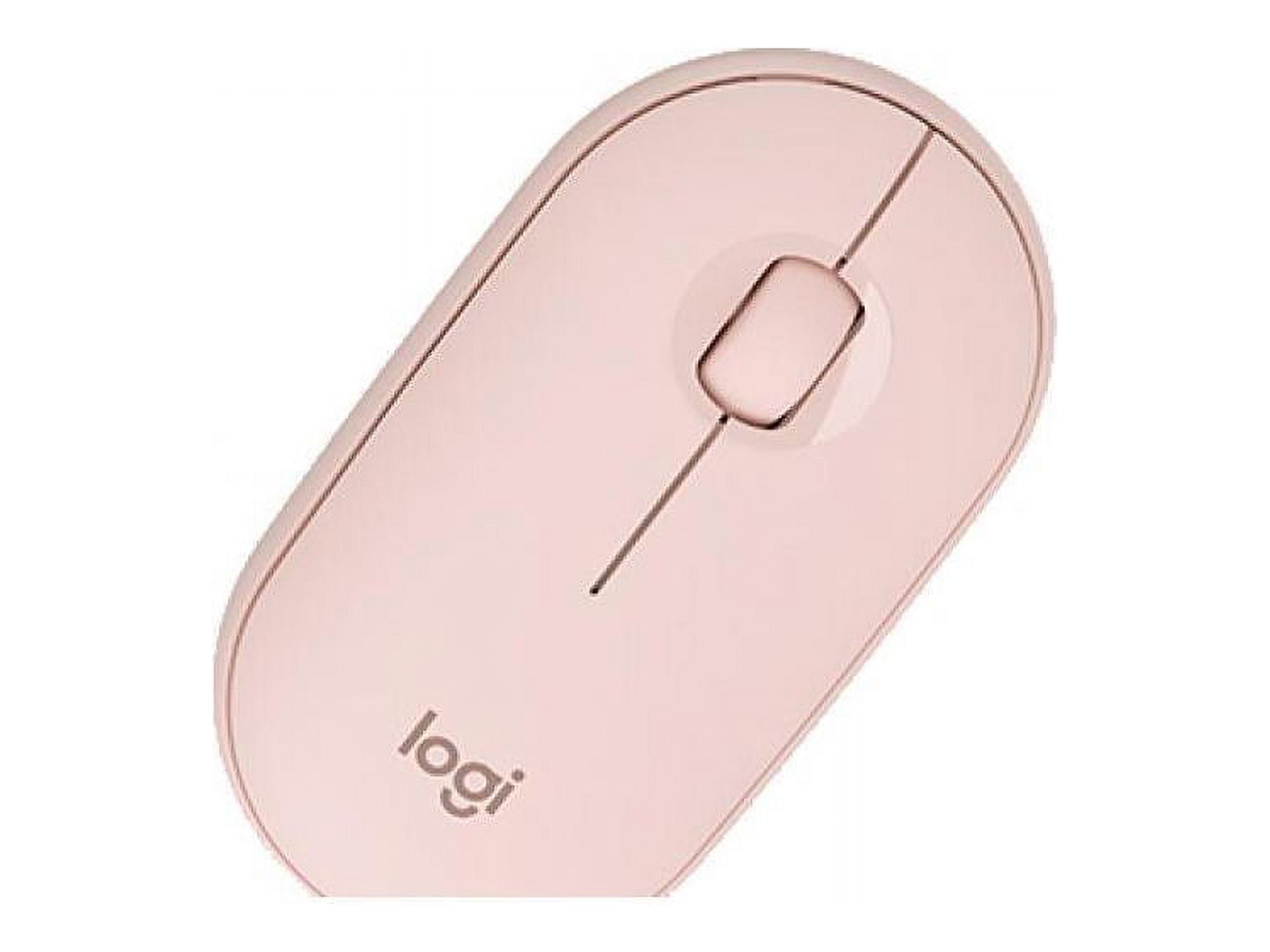 Logitech Pebble M350 Wireless Mouse Pink Rose Logitech