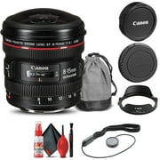 Canon EF 8-15mm f/4L Fisheye USM Lens 4427B002 + Cap Keeper Base Bundle Canon