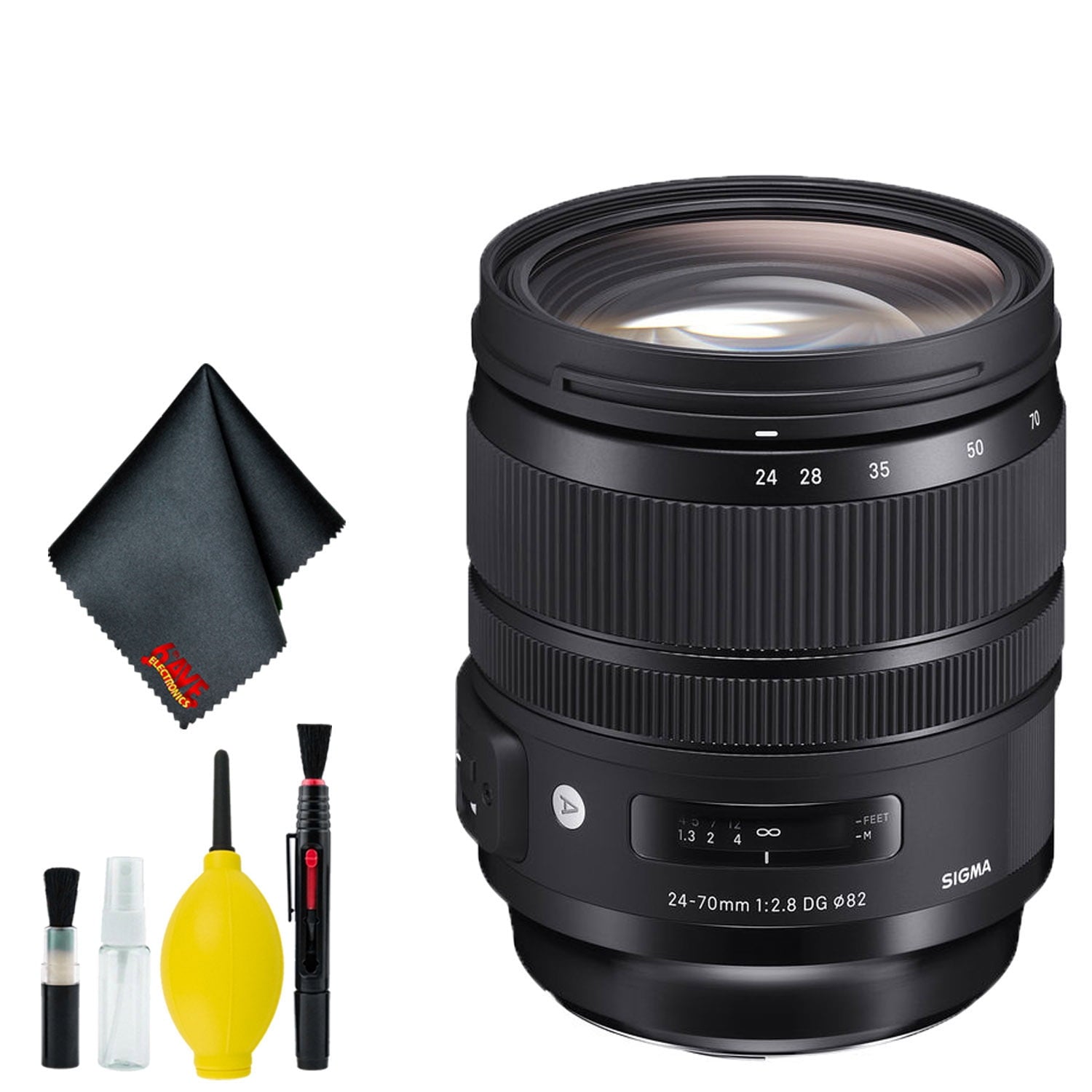 Sigma 24-70mm f/2.8 DG OS HSM Art Lens for Nikon F Intl Standard Bundle Sigma