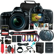 Canon EOS 5D Mark IV DSLR Camera with 24-70mm f/4L Lens 1483C018 Starter Bundle Canon