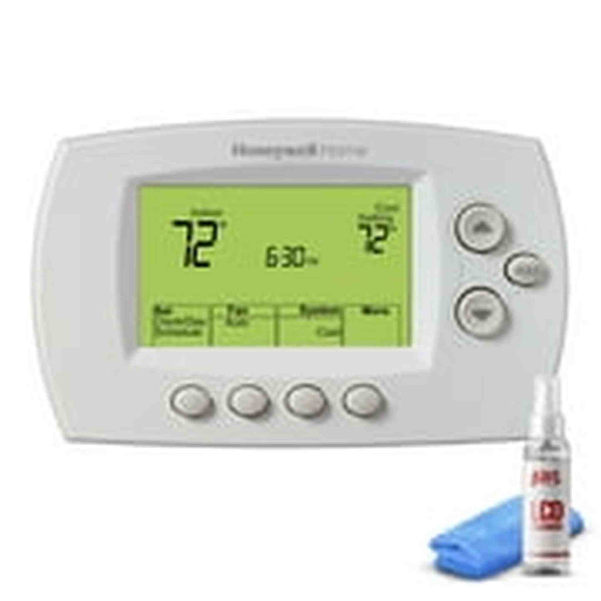 Honeywell Wireless FocusPRO Programmable Thermostat YTH6320R1001 + LCD Cleaner Honeywell