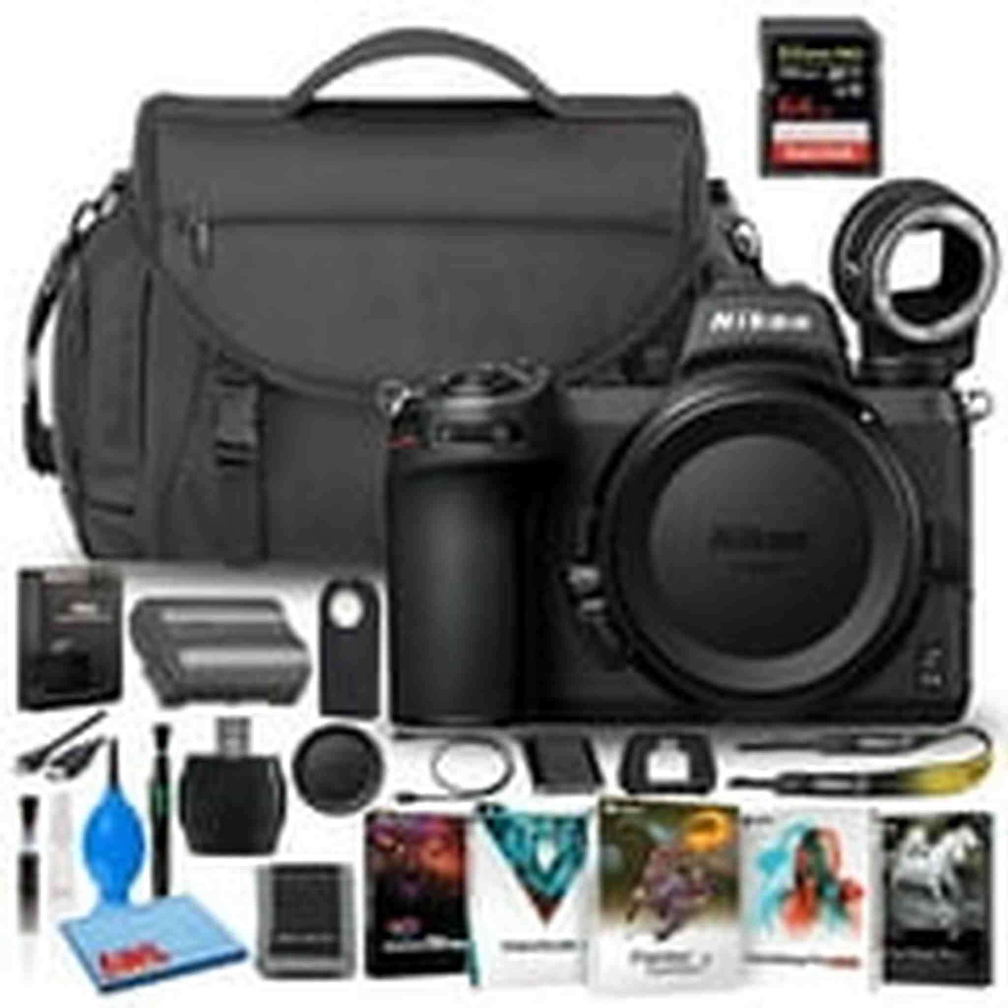 Nikon Z 6II Mirrorless Camera Body Only International 64GB SD + FTZ Bundle Nikon