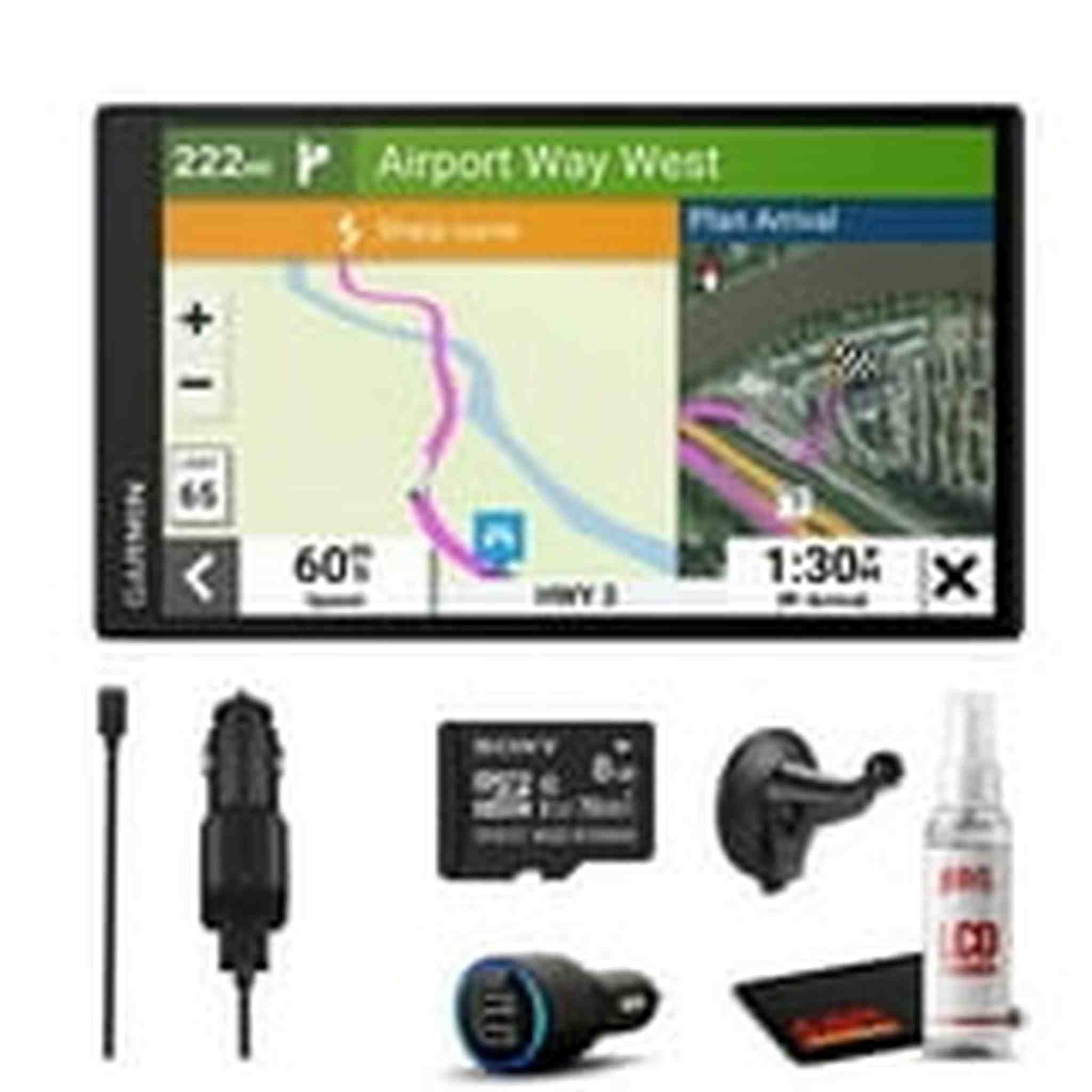 Garmin RV 795 GPS Navigation for RV's with 6Ave Travel Pack Bundle Garmin