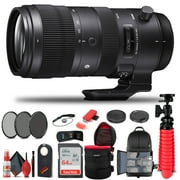 Sigma 70-200mm f/2.8 DG OS HSM Sports Lens for Nikon F (590955) Bundle