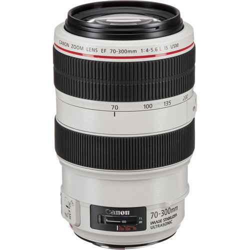 Canon EF 70-300mm f/4-5.6L IS USM Lens Includes 32GB SD, Monopod, Bag, and More Canon