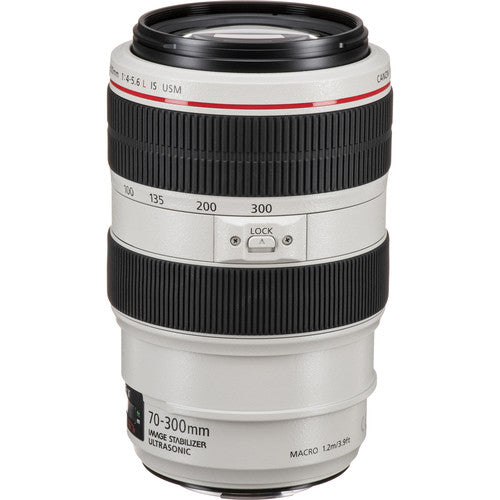 Canon EF 70-300mm f/4-5.6L IS USM Lens Includes 32GB SD, Monopod, Bag, and More Canon