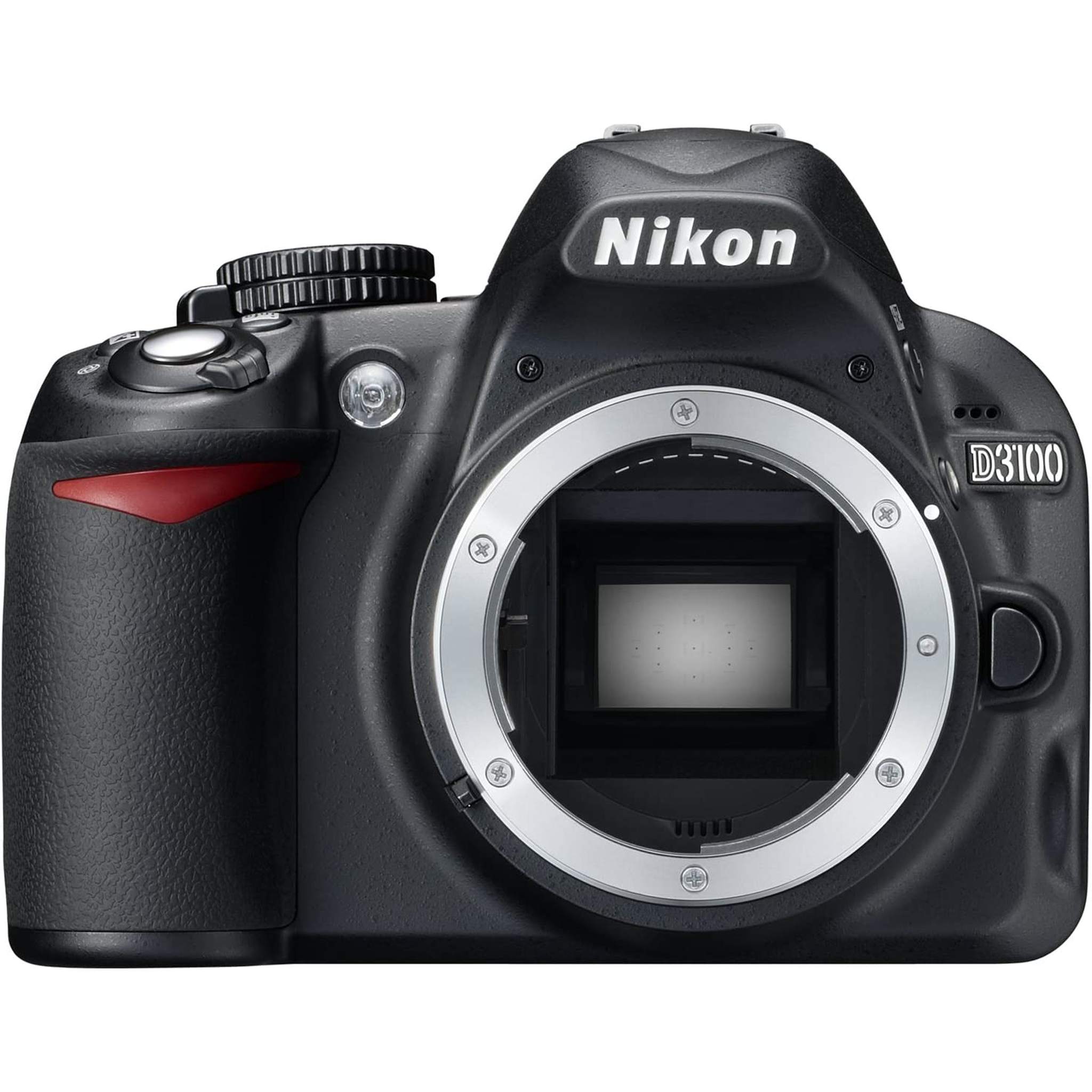 Nikon D3100 14.2MP DX-Format DSLR Digital Camera Body Only No Lens - Black Bundle Nikon