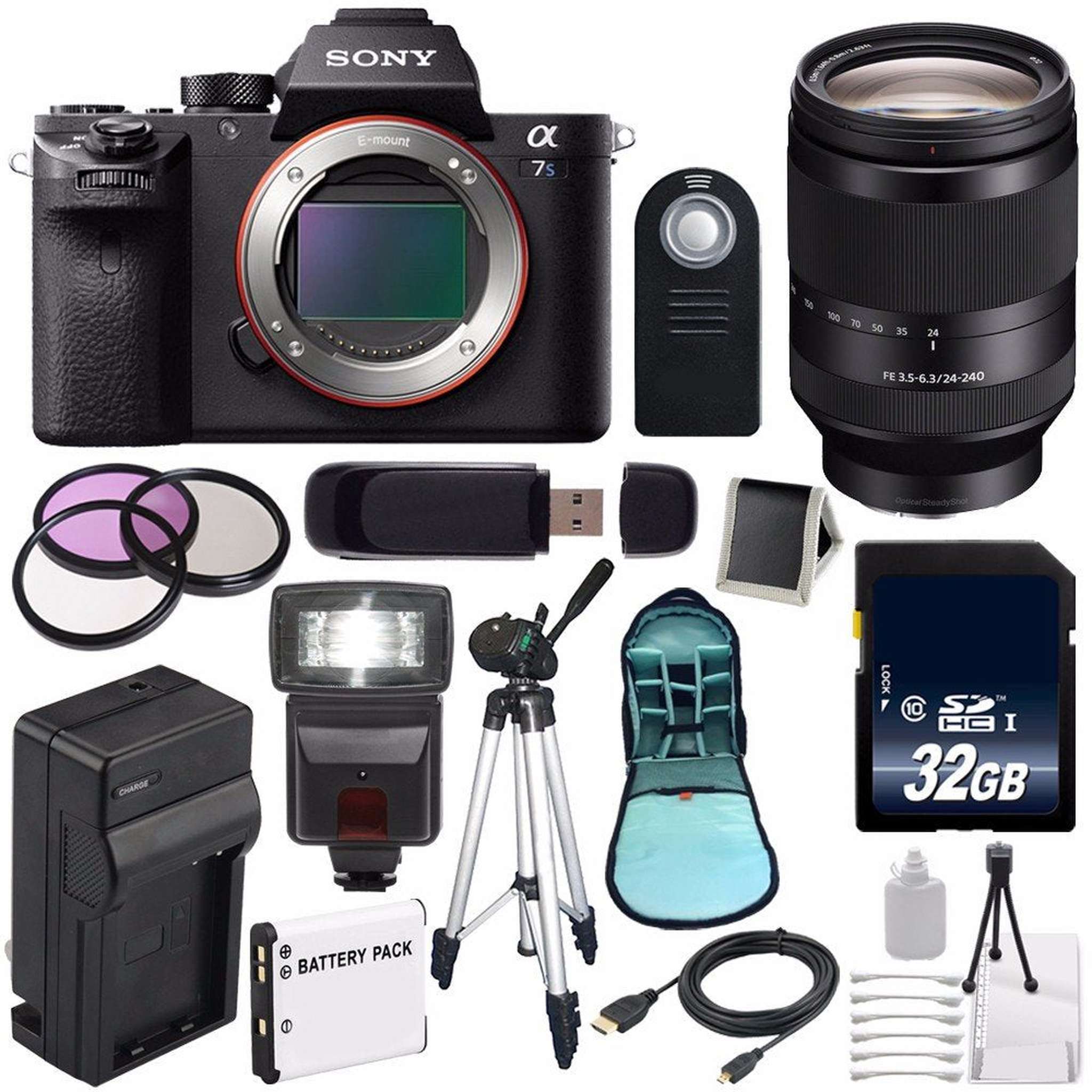 Sony Alpha a7S II Mirrorless Digital Camera Professional Bundle Sony