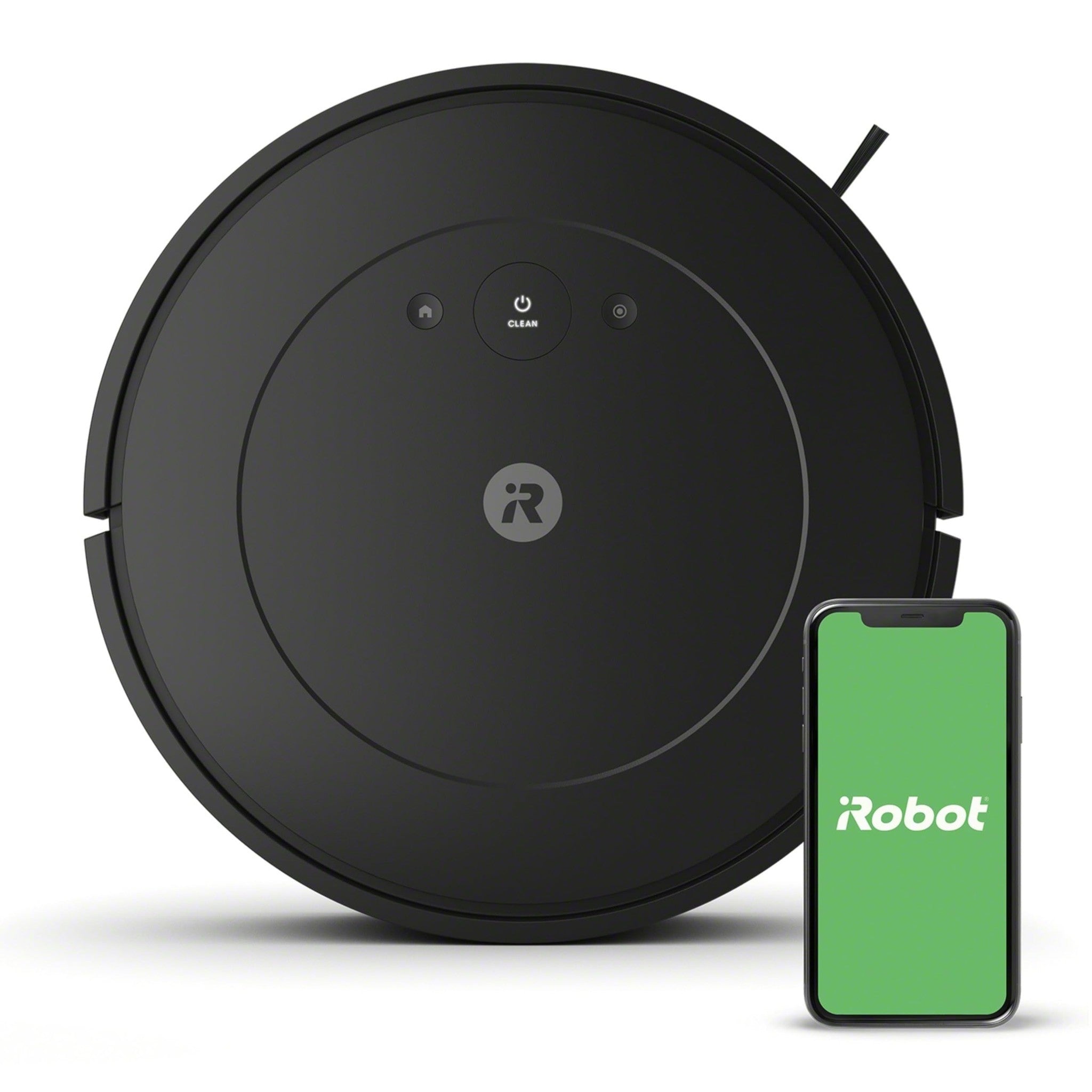 iRobot Roomba Vac Essential Robot Vacuum Q0120 - Easy to use, Power-lifting suction, Multi-surface cleaning, Smart navigation cleans in neat rows, Self-charging, Alexa iRobot