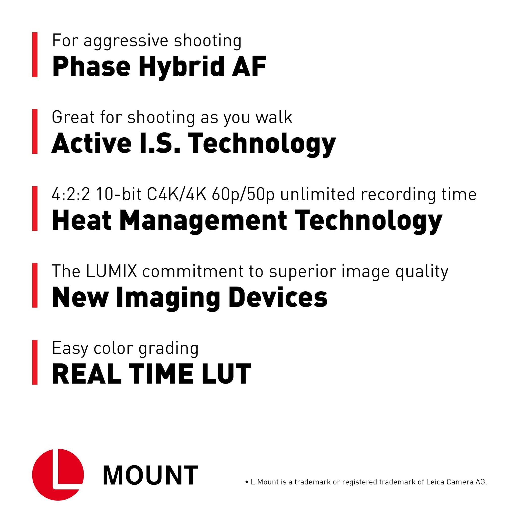 Panasonic LUMIX S5II Mirrorless Camera, 24.2MP Full Frame with Phase Hybrid AF, New Active I.S. Technology, Unlimited 4:2:2 10-bit Recording - DC-S5M2BODY Panasonic