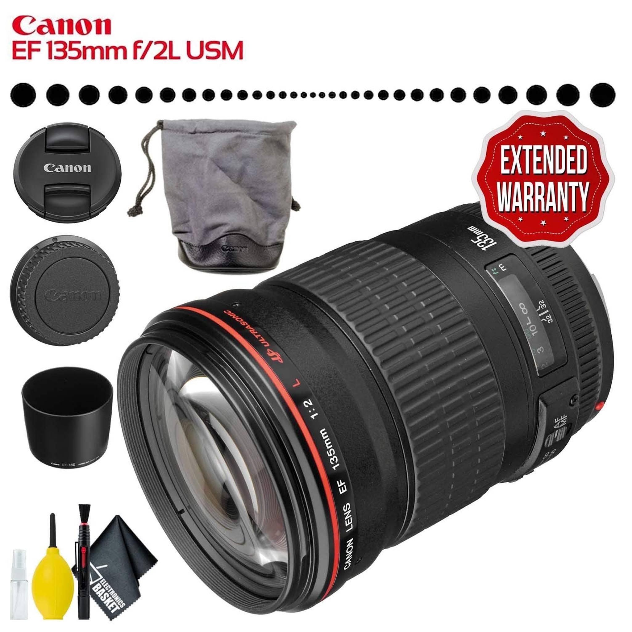 Canon EF 135mm f/2L USM Lens