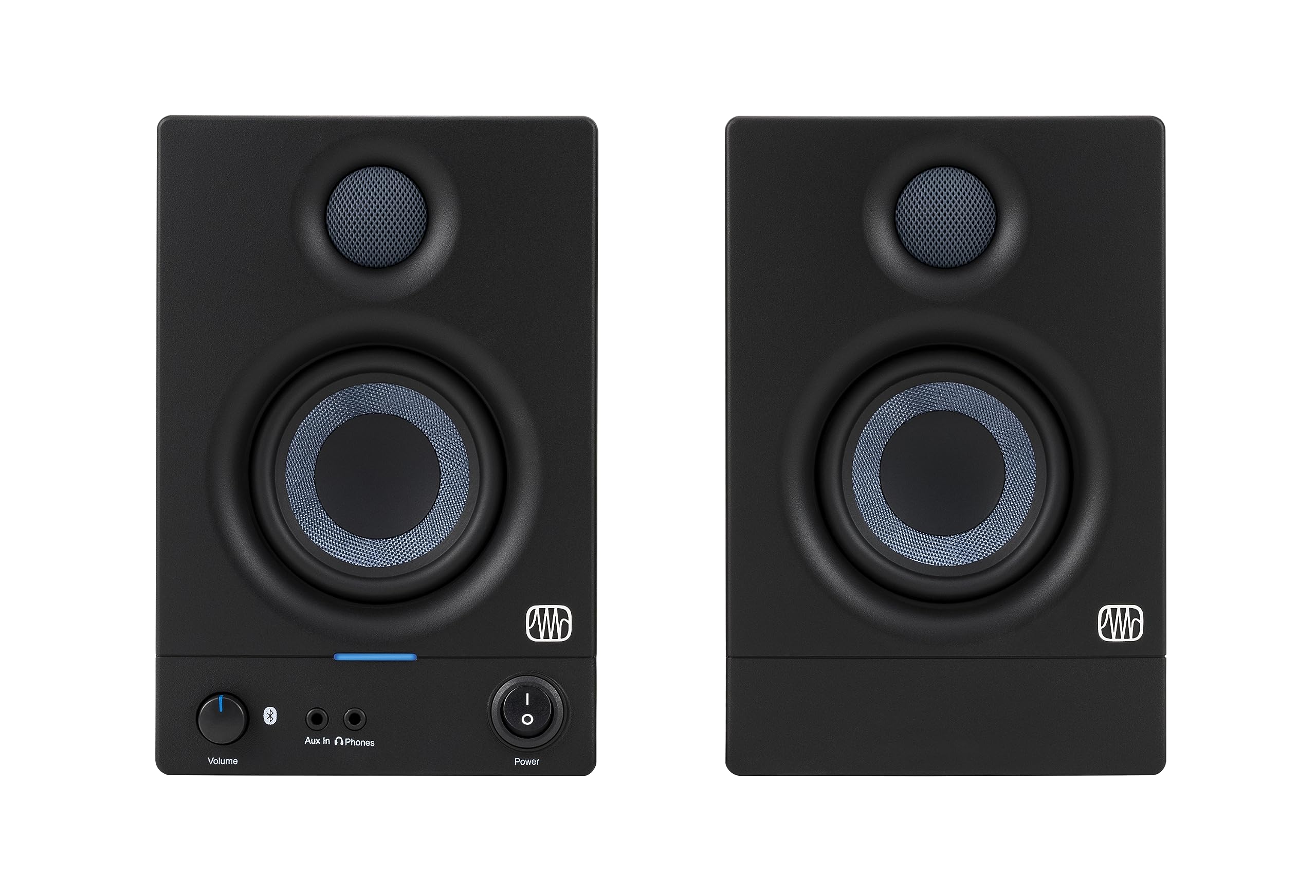 PreSonus Eris 3.5BT Bluetooth Studio Monitors, Pair - Powered, Active Monitor Speakers for Desktop, Turntable, Record Player, Bookshelf, DJ Speakers PreSonus