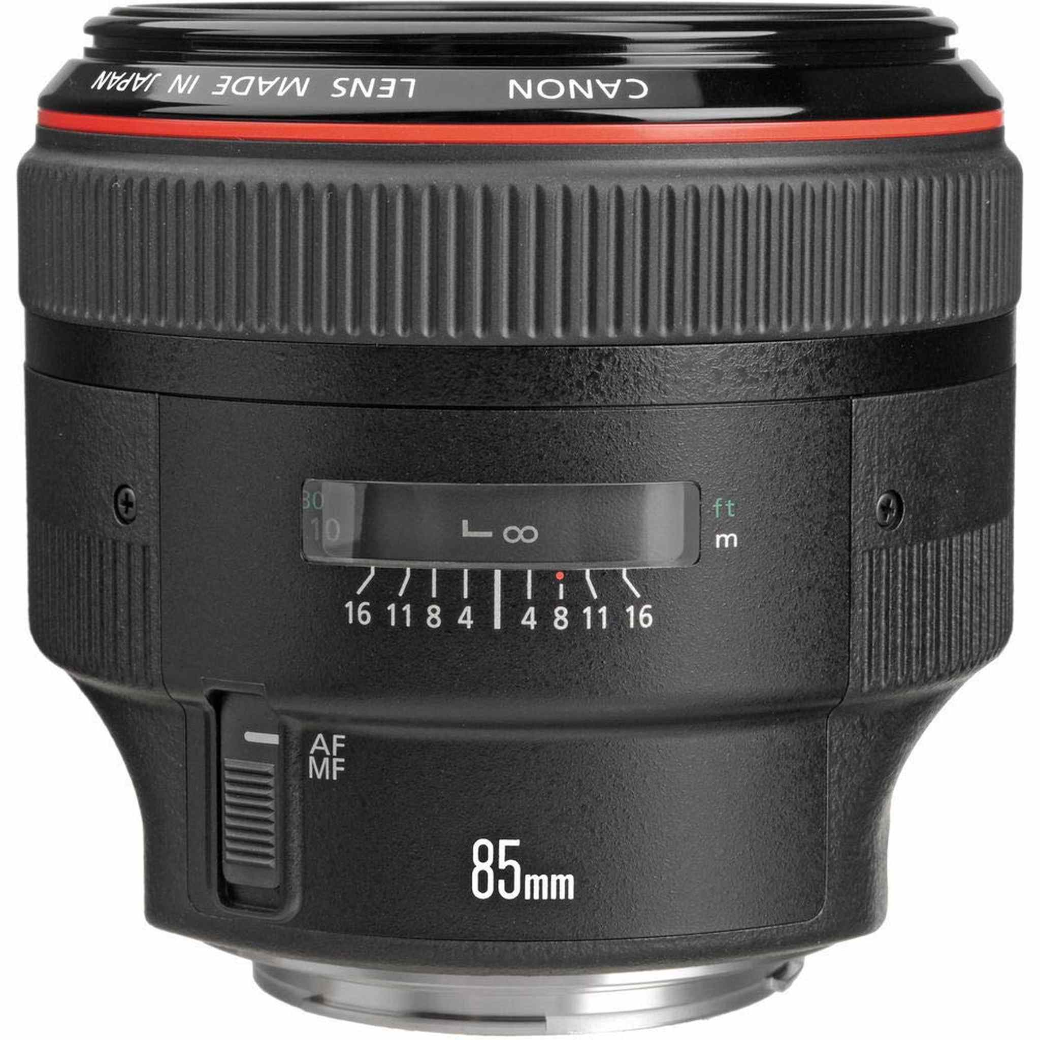 Canon EF 85mm f/1.2L II USM Lens for Canon EF Mount + Accessories International Model with 2 Year Warranty Canon