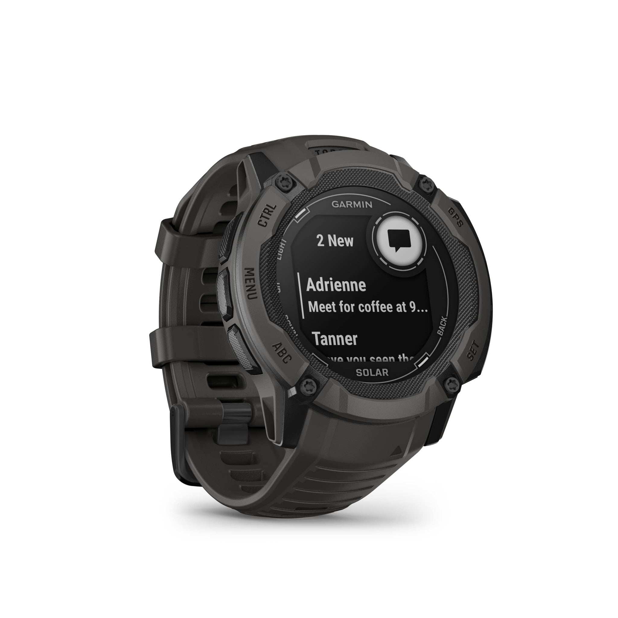 Garmin Instinct 2X Solar, Rugged GPS Smartwatch, Graphite Garmin