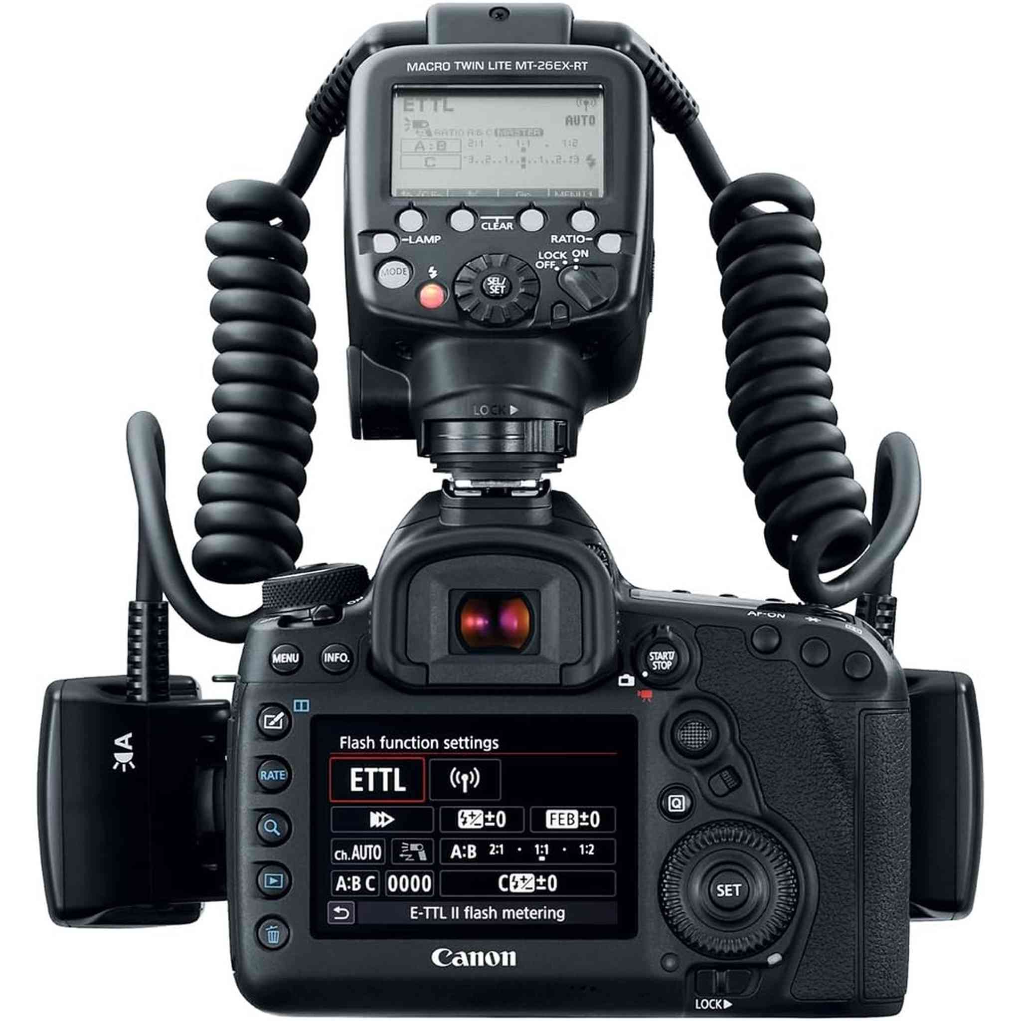 Canon MT-26EX-RT Macro Twin Lite 2398C002 Advanced Bundle with Light + Tripod Canon