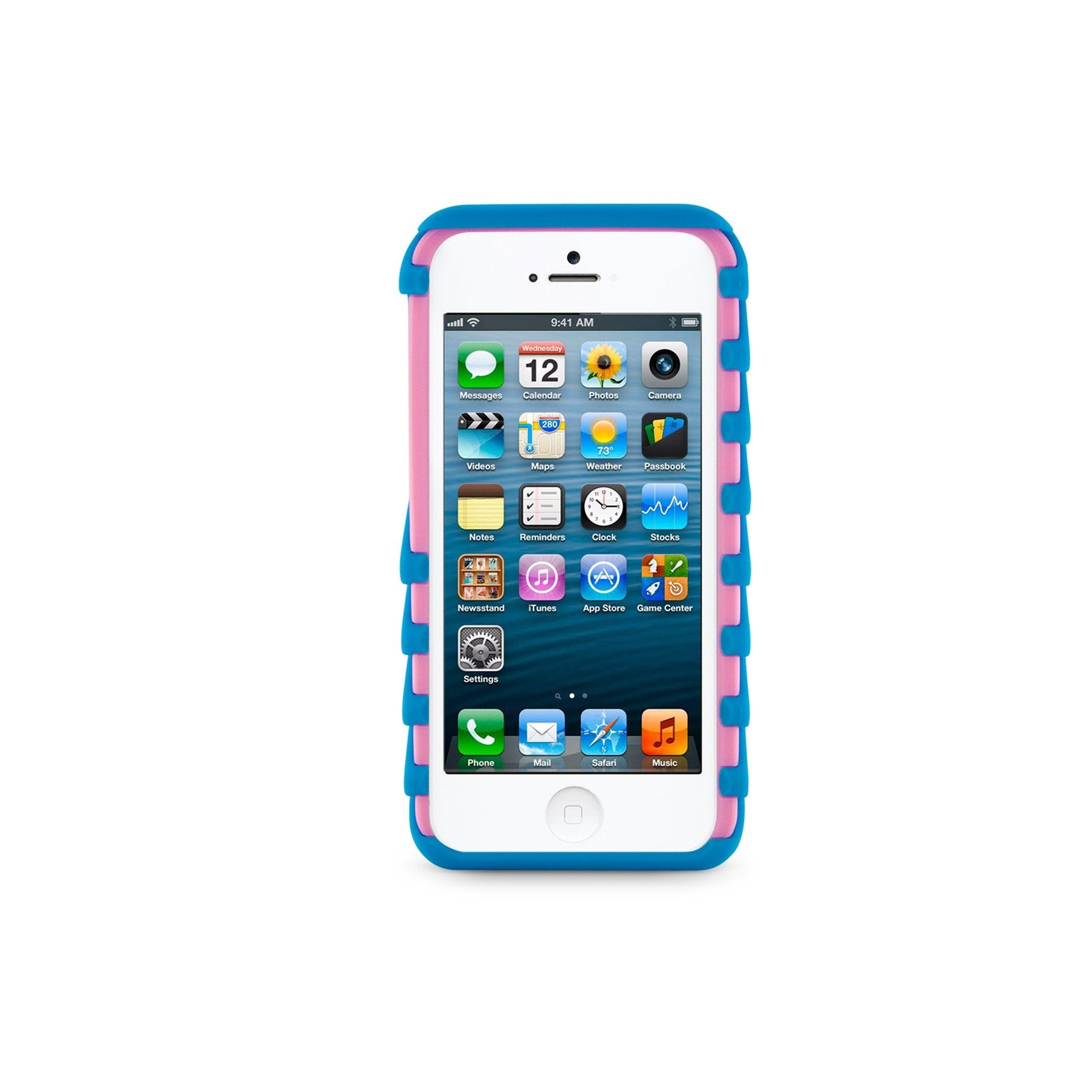 iLuv ICA7T325BLU Pulse Case Protection for Apple iPhone 5 and iPhone 5S - 1 Pack - Retail Packaging - Blue iLuv