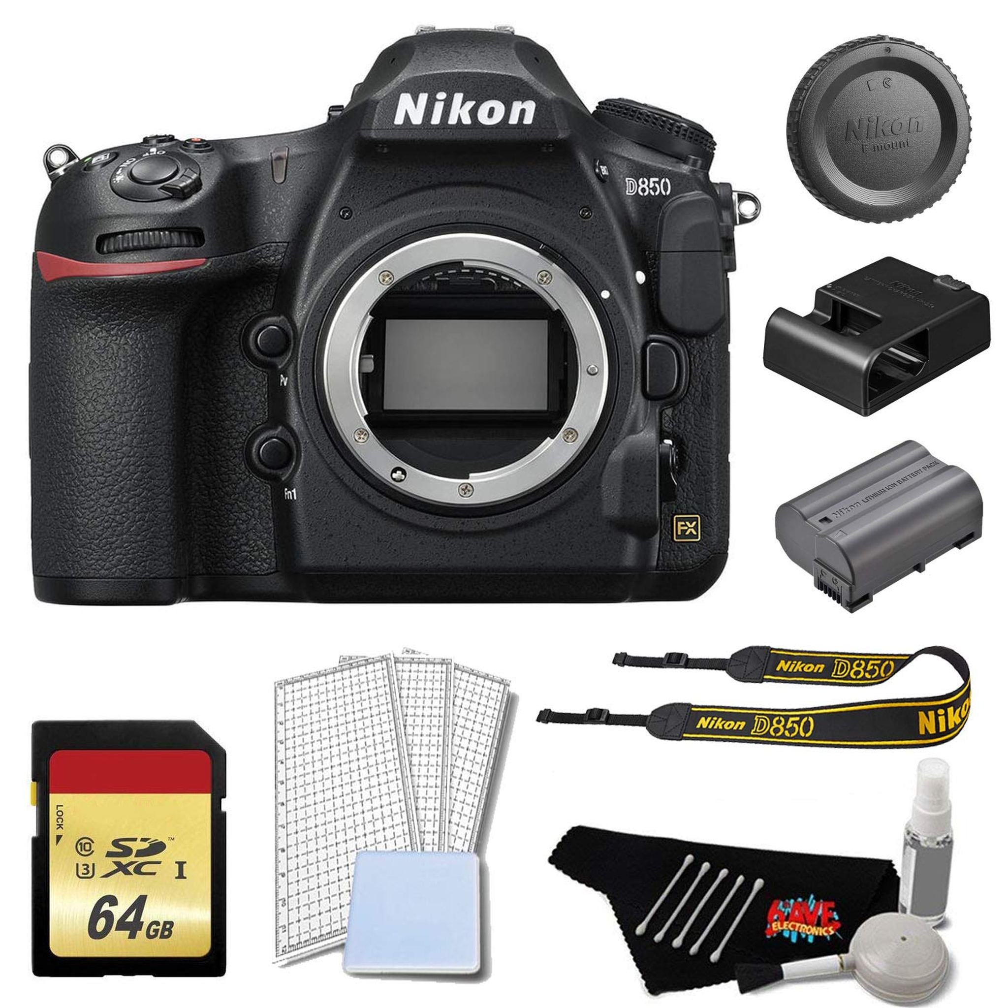 Nikon D850 DSLR Camera Body Only Bronze Bundle Nikon