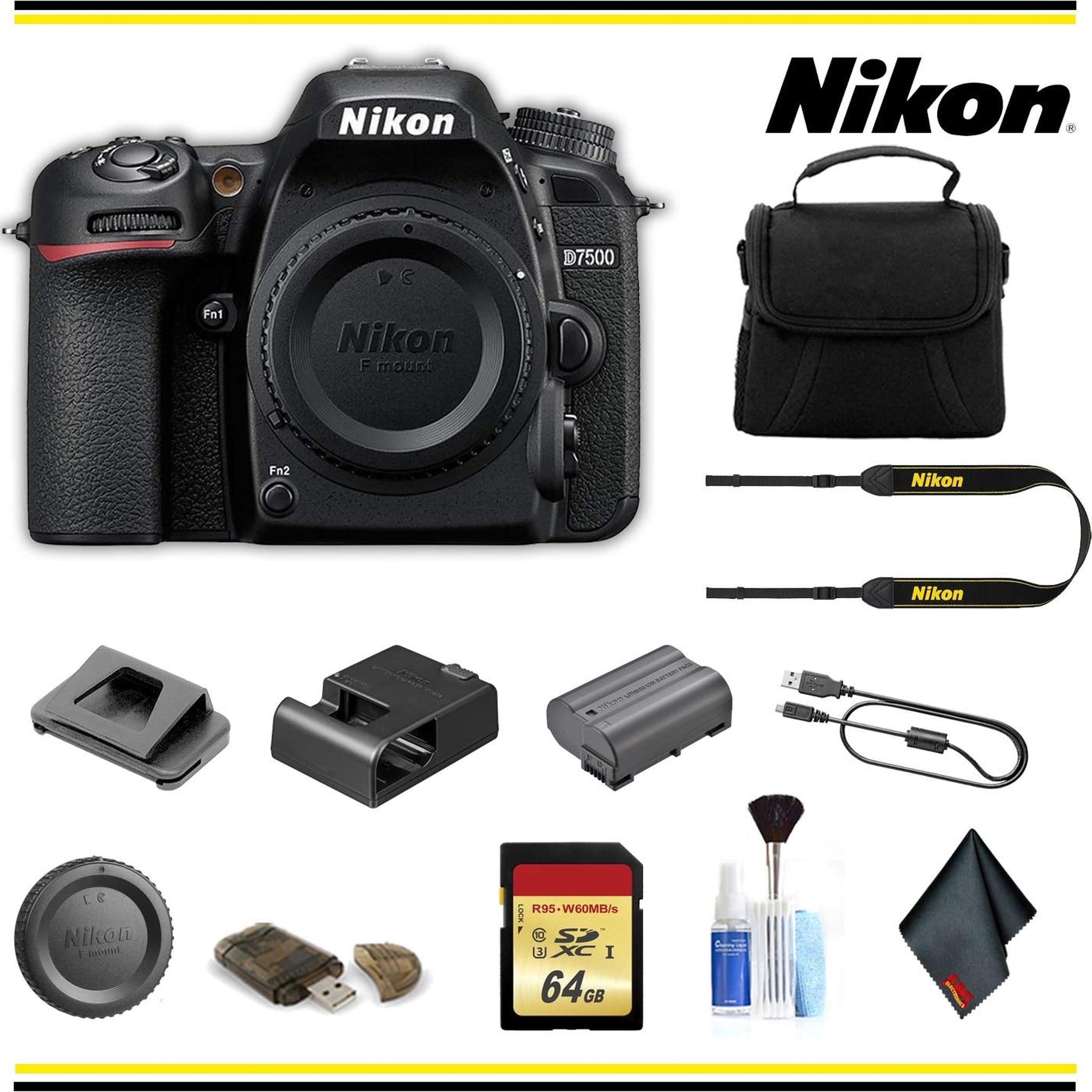 Nikon D7500 DSLR Camera 1581 Starter Bundle Nikon