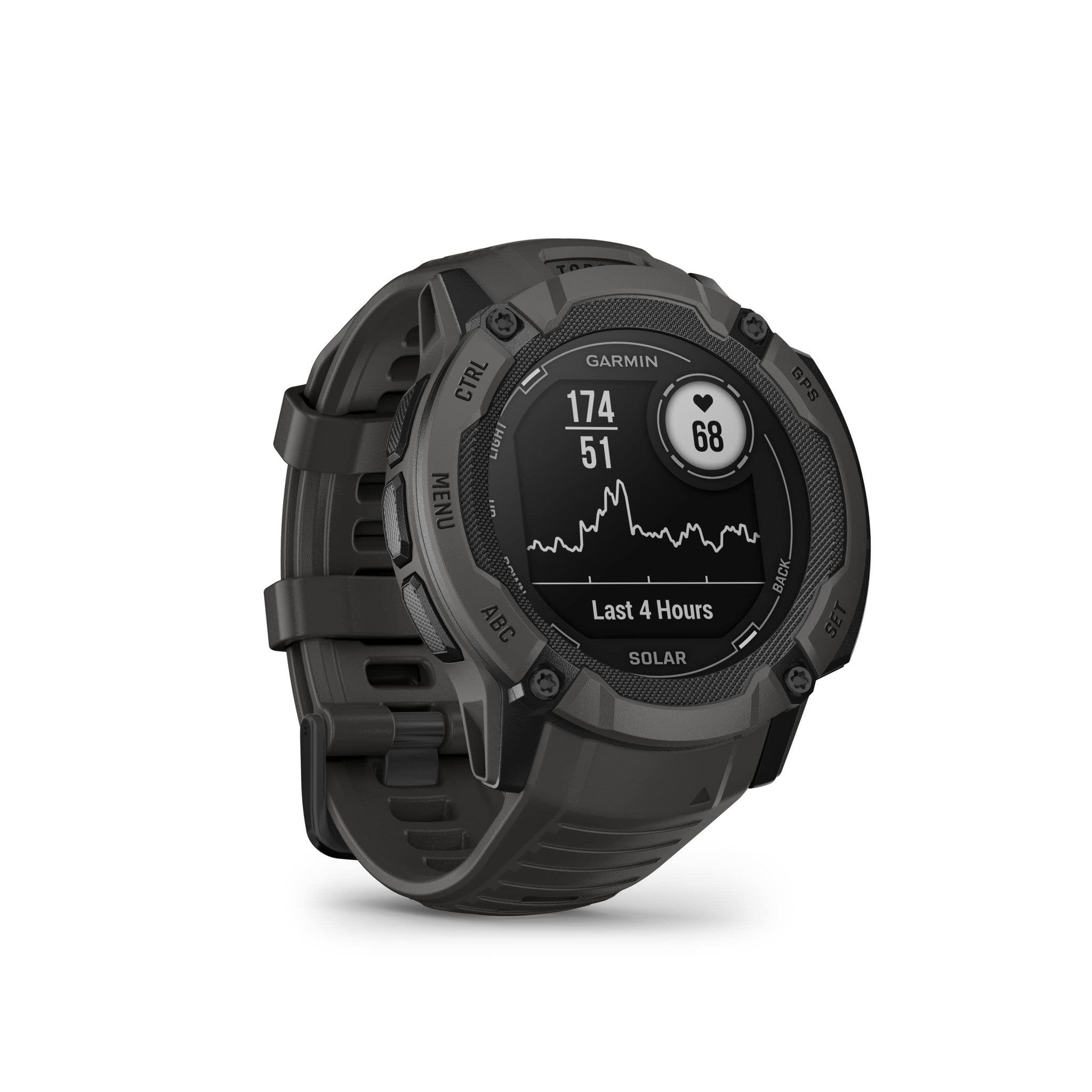 Garmin Instinct 2X Solar, Rugged GPS Smartwatch, Graphite Garmin