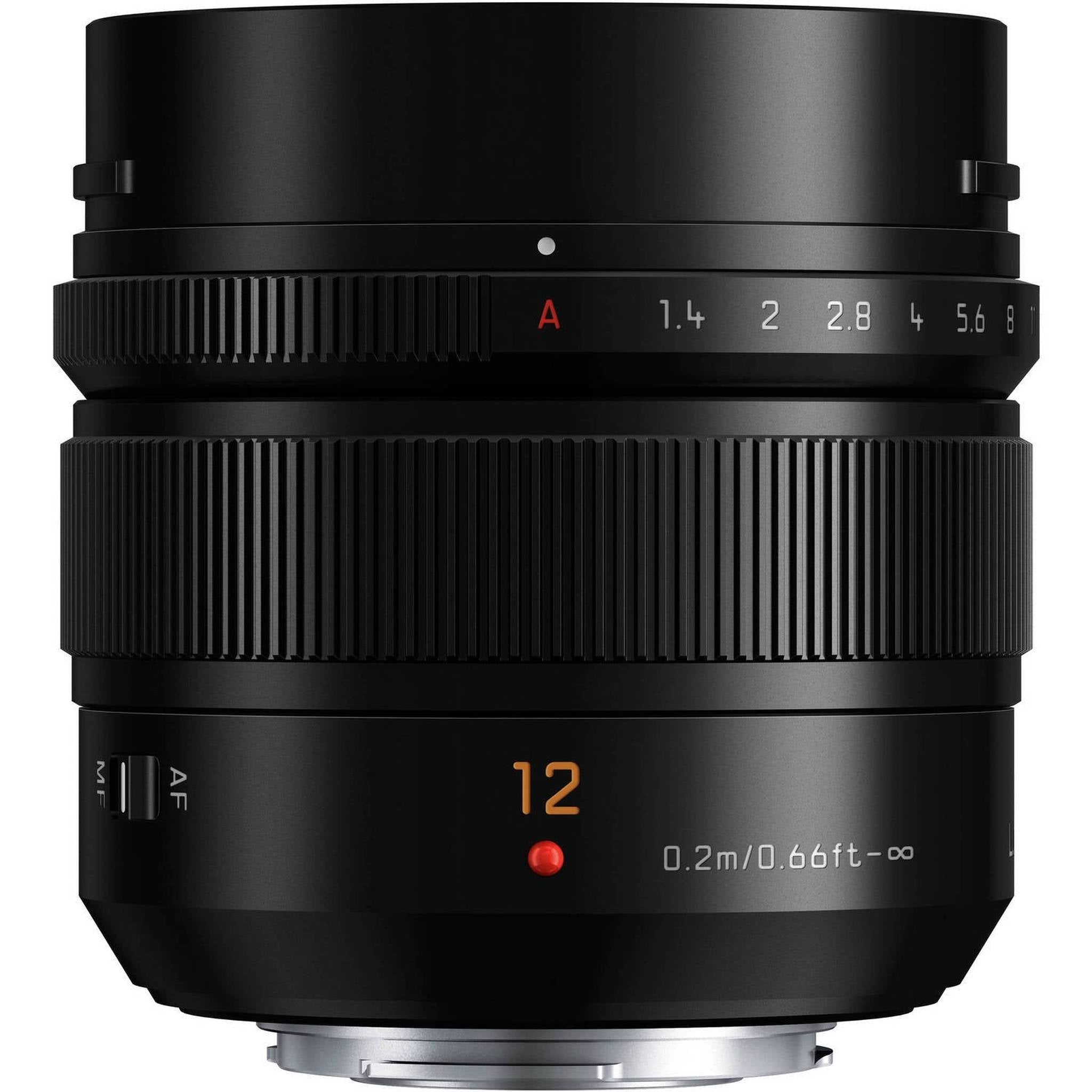 Panasonic Leica DG Summilux 12mm f/1.4 ASPH. Lens with Filter Kit, Lens Case, Cleaning Kit and Extended Warranty Panasonic