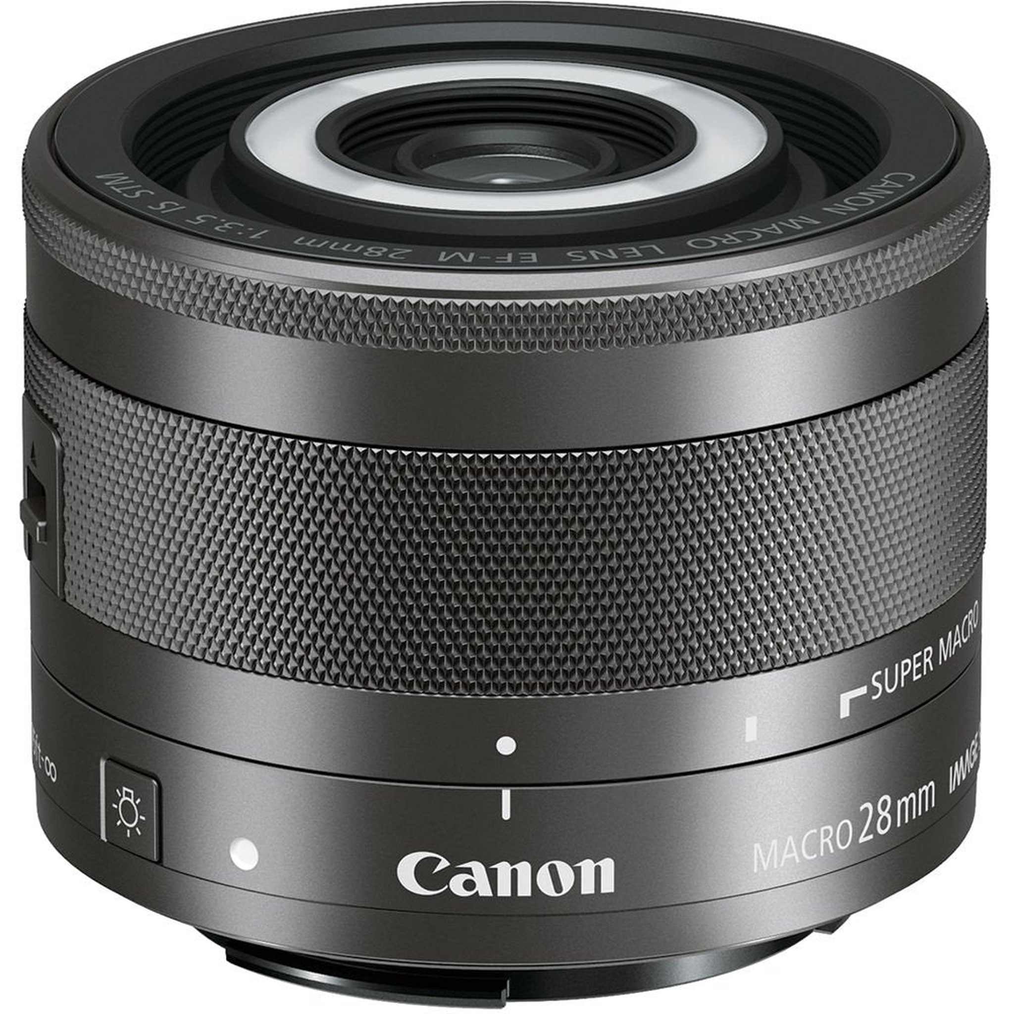 Canon EF-M 28mm f/3.5 Macro IS STM Lens With Lens Case, Filter Kit AND Cleaning Kit Canon