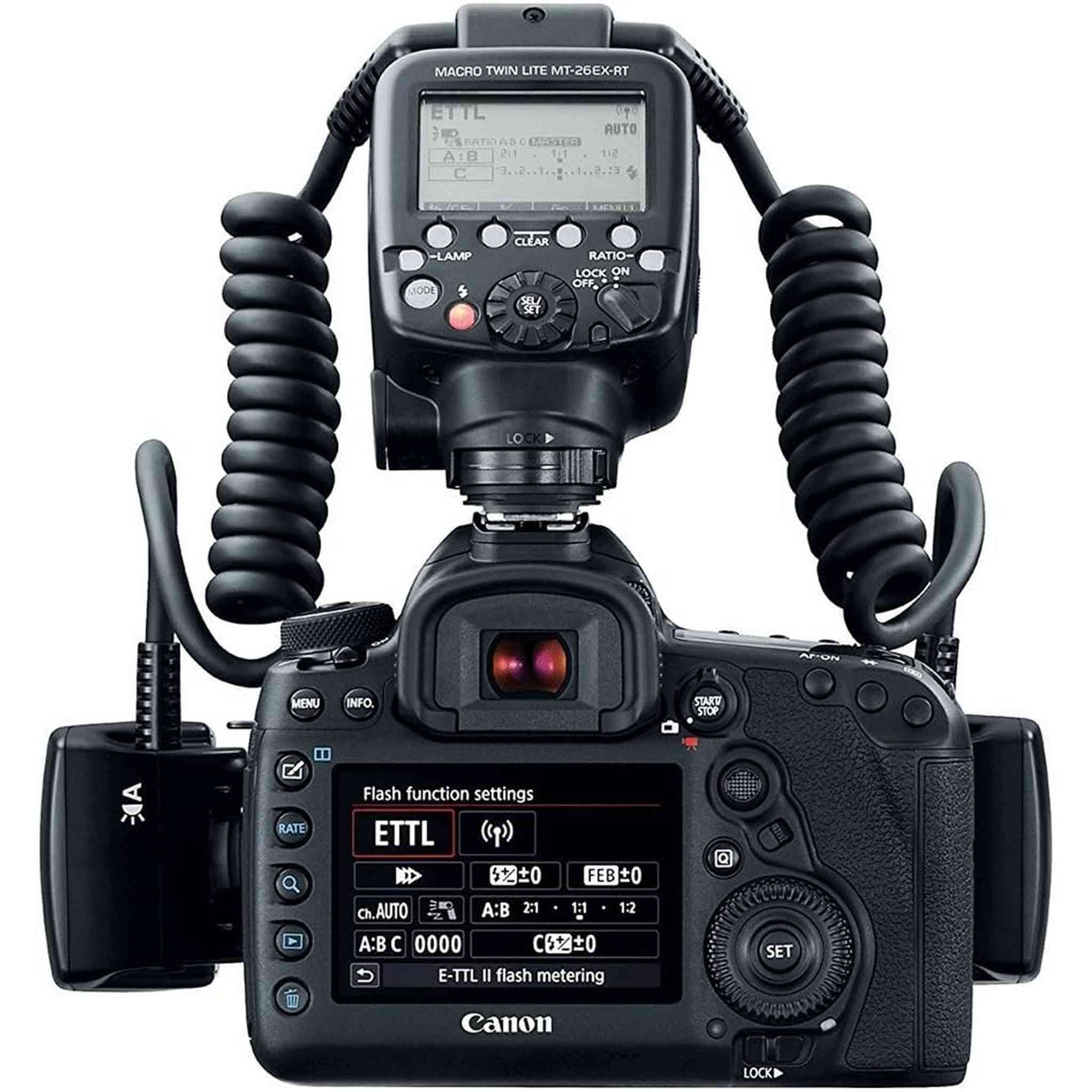 Canon MT-26EX-RT Macro Twin Lite 2398C002 Value Bundle with 32GB Memory Card Canon