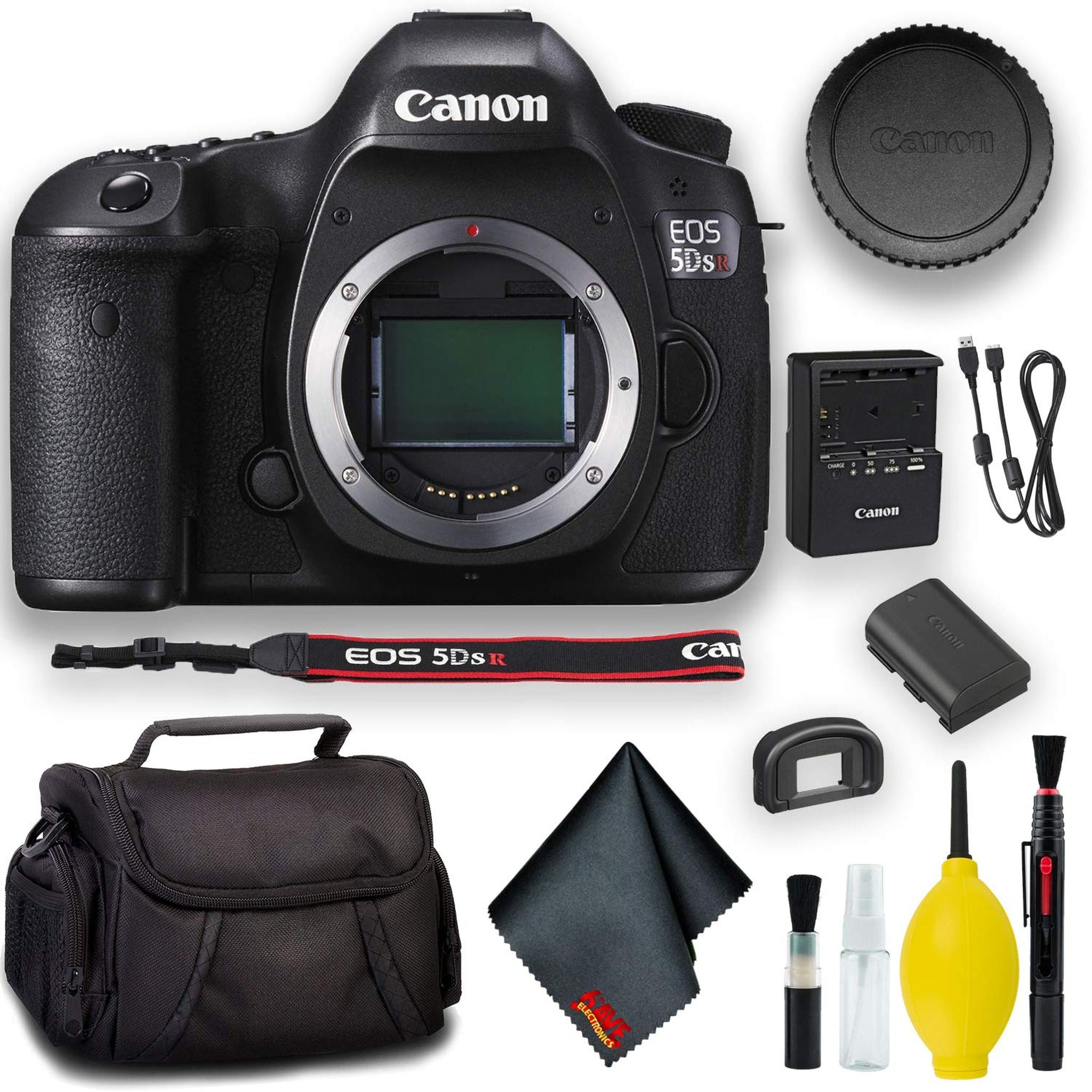 Canon EOS 5DS R DSLR Camera Base Bundle Canon