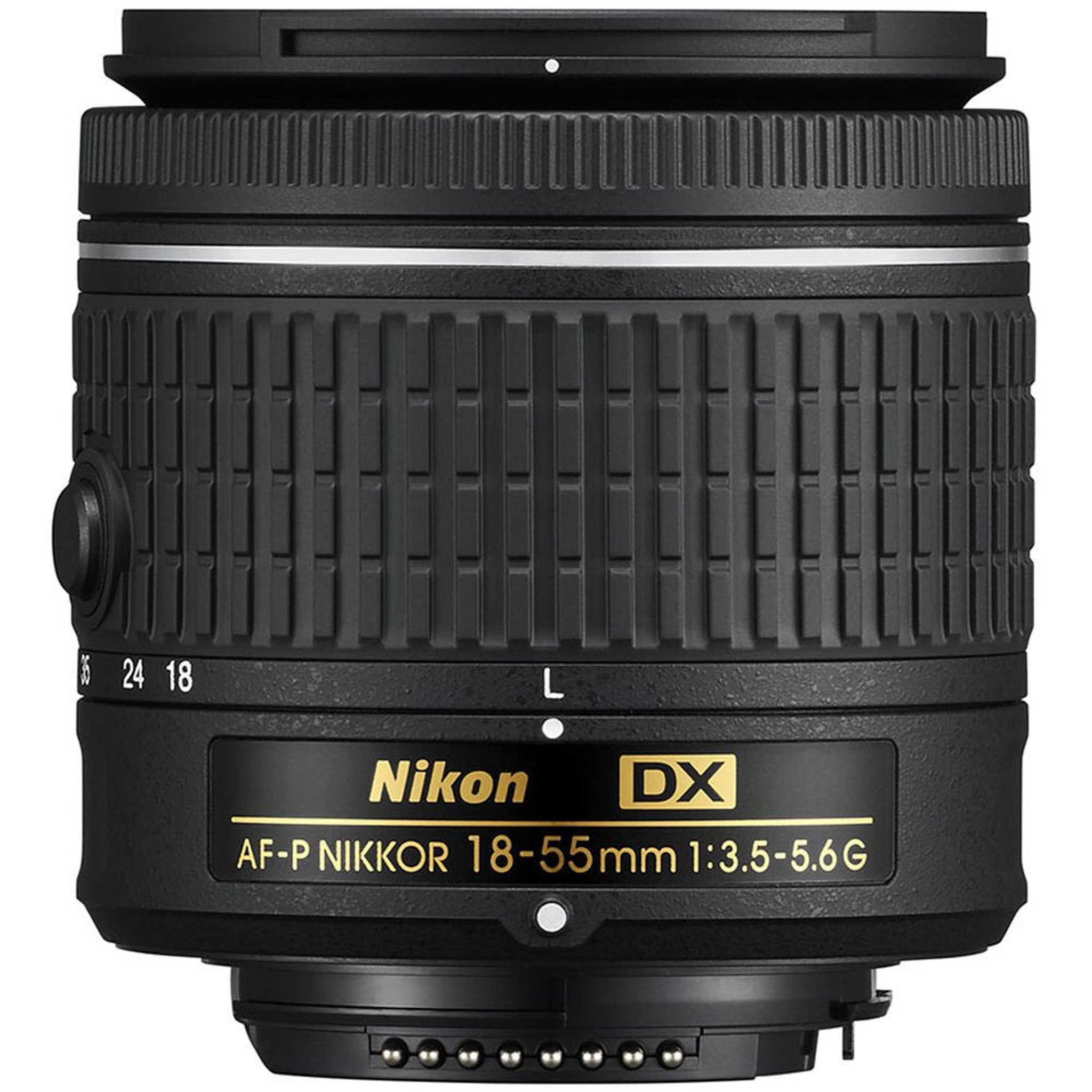 Nikon 18-55 f/3.5-5.6G AF-P DX Lens Intl Model + Cleaning Kit Nikon