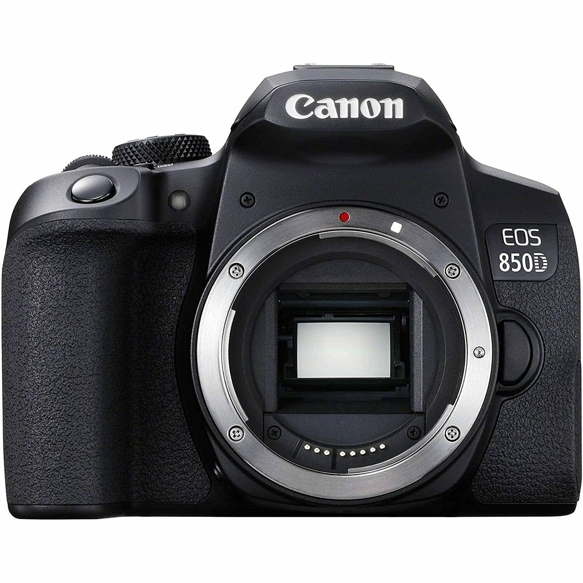 Canon EOS Rebel 850D / T8i DSLR Camera Body Only + Canon EF 50mm Lens + 64GB Advanced Bundle Canon