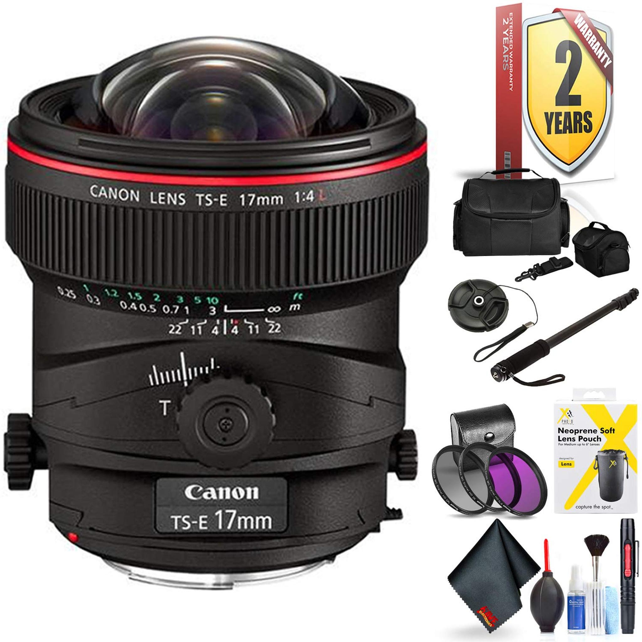 Canon Ts-E 17mm F/4L Tilt-Shift Lens for Canon 6D, 5D Mark IV, 5D Mark III, 5D Mark II, 6D Mark II, 5Dsr, 5Ds, 1Dx, 1Dx Canon