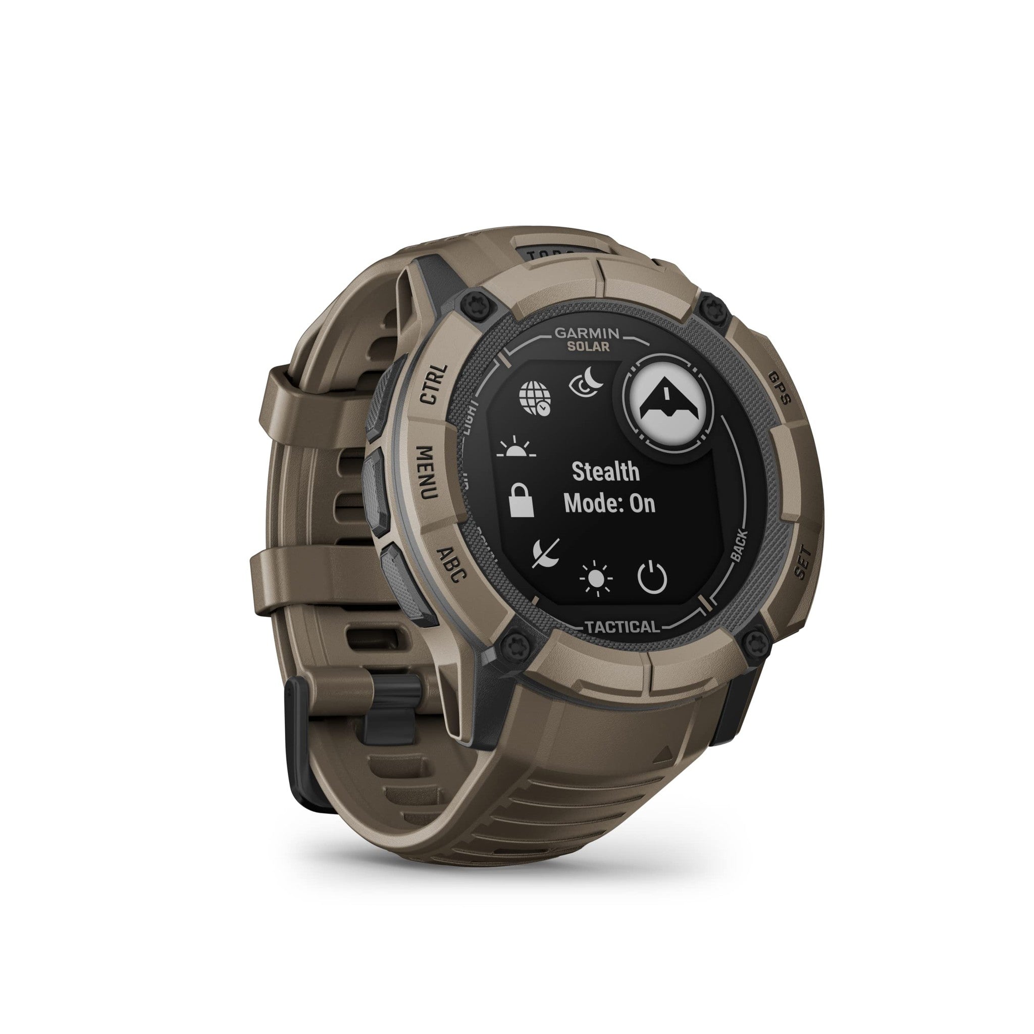 Garmin Instinct 2X Solar - Tactical Edition, Rugged GPS Smartwatch, Coyote Tan0 Garmin