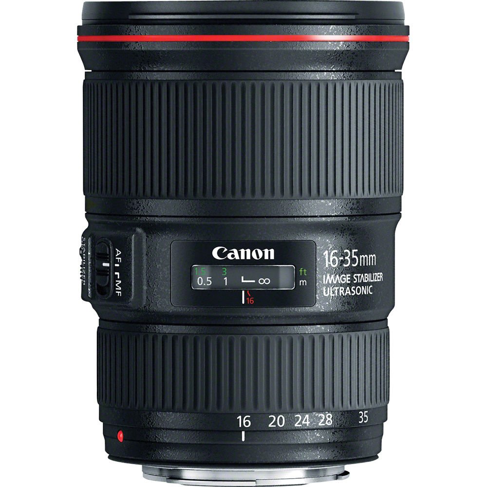 Canon EF 16-35mm f/4L is USM Lens (International Model) International Version Professional Combo