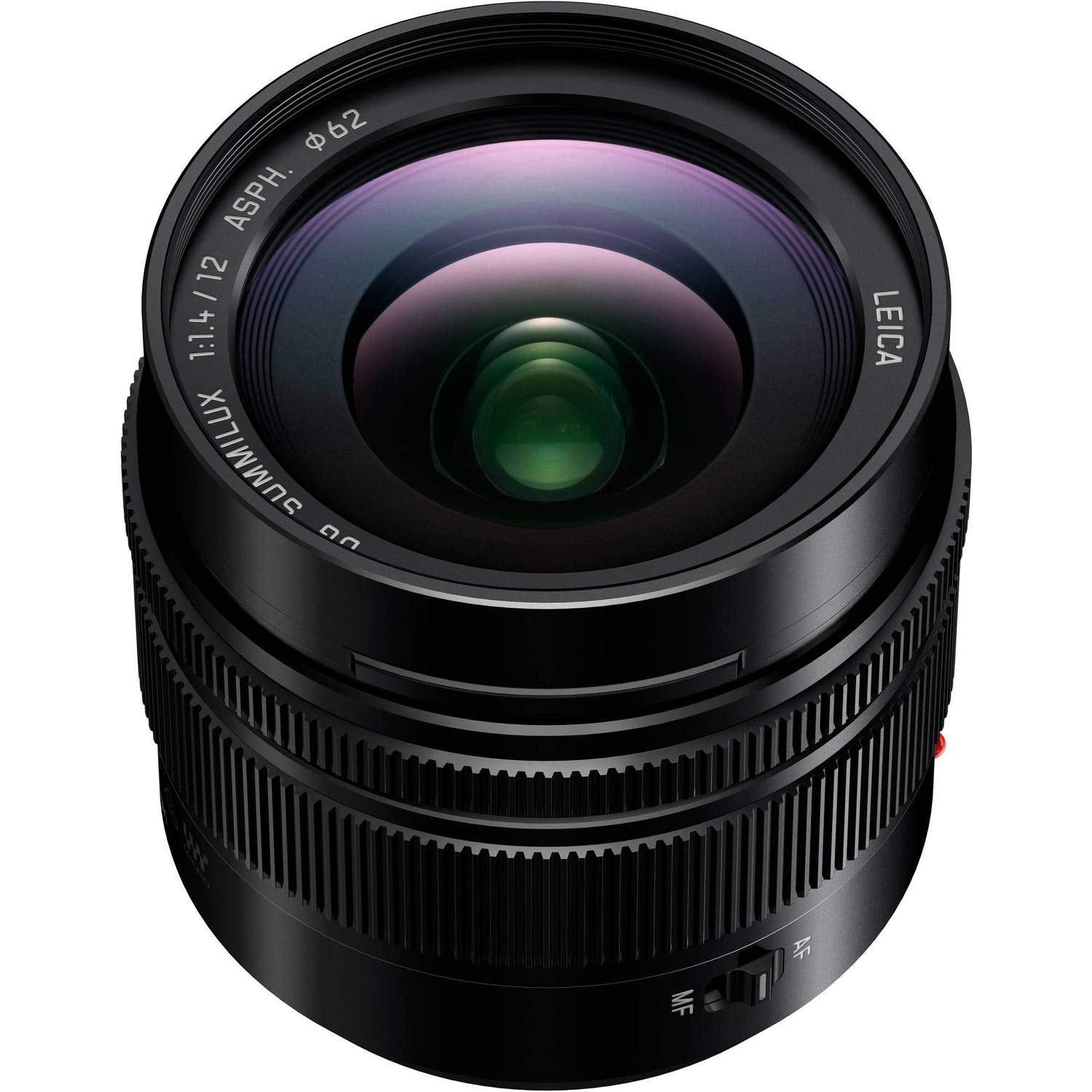 Panasonic Leica DG Summilux 12mm f/1.4 ASPH. Lens with Filter Kit, Lens Case and Cleaning Kit Panasonic