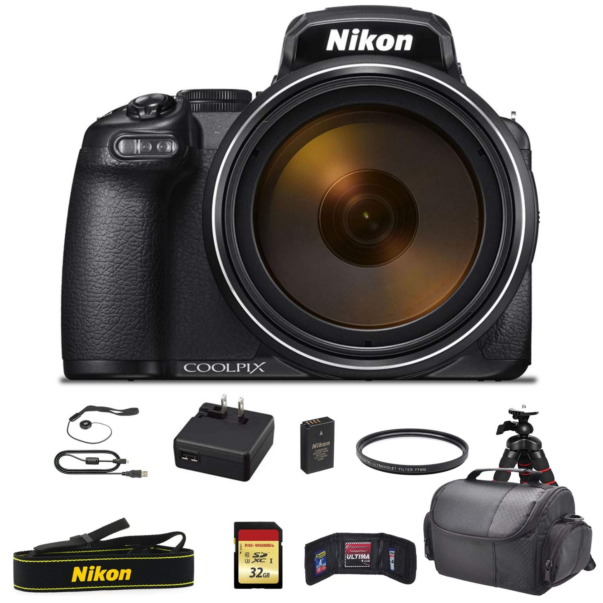 Nikon COOLPIX P1000 16.7 Digital Camera with 3.2