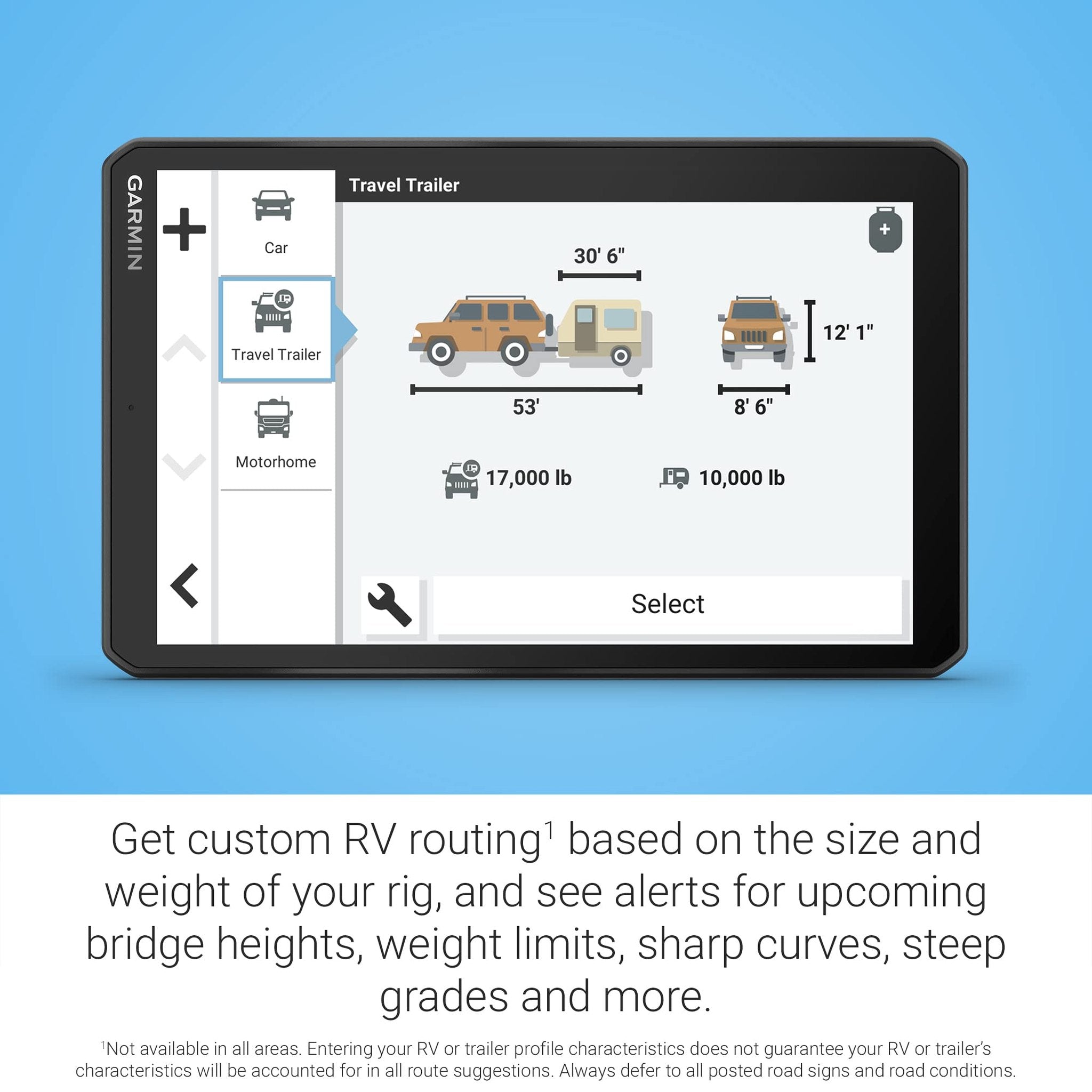 Garmin RV 895, Large, Easy-to-Read 8” GPS RV Navigator, Custom RV Routing, High-Resolution Birdseye Satellite Imagery, Directory of RV Parks and Services, Landscape or Portrait View Display Garmin