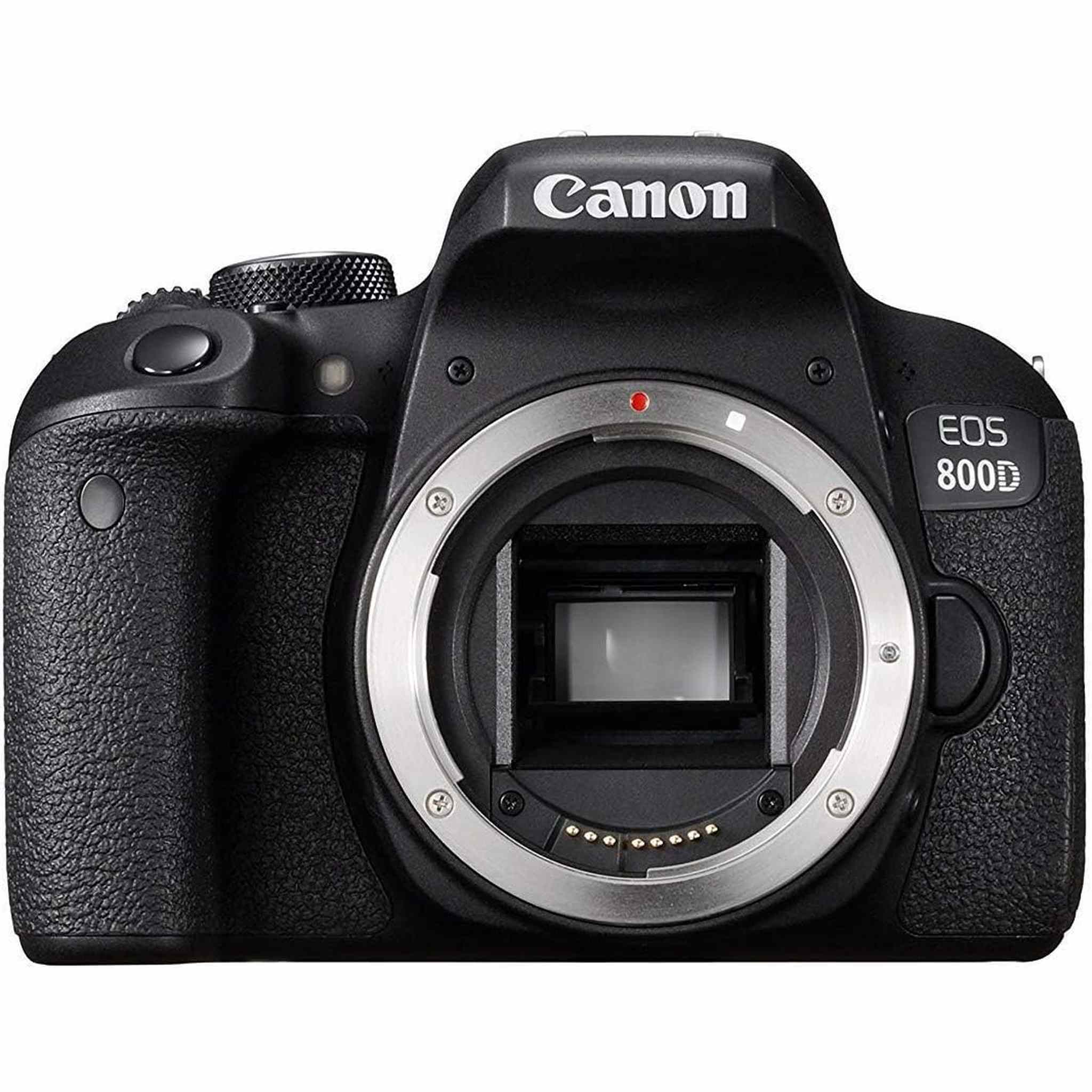 Canon EOS 800D DSLR Camera Body Only 1894C001AA + EOS Bag + Sandisk Ultra 64GB Card + Clean and Care Set International Model Canon