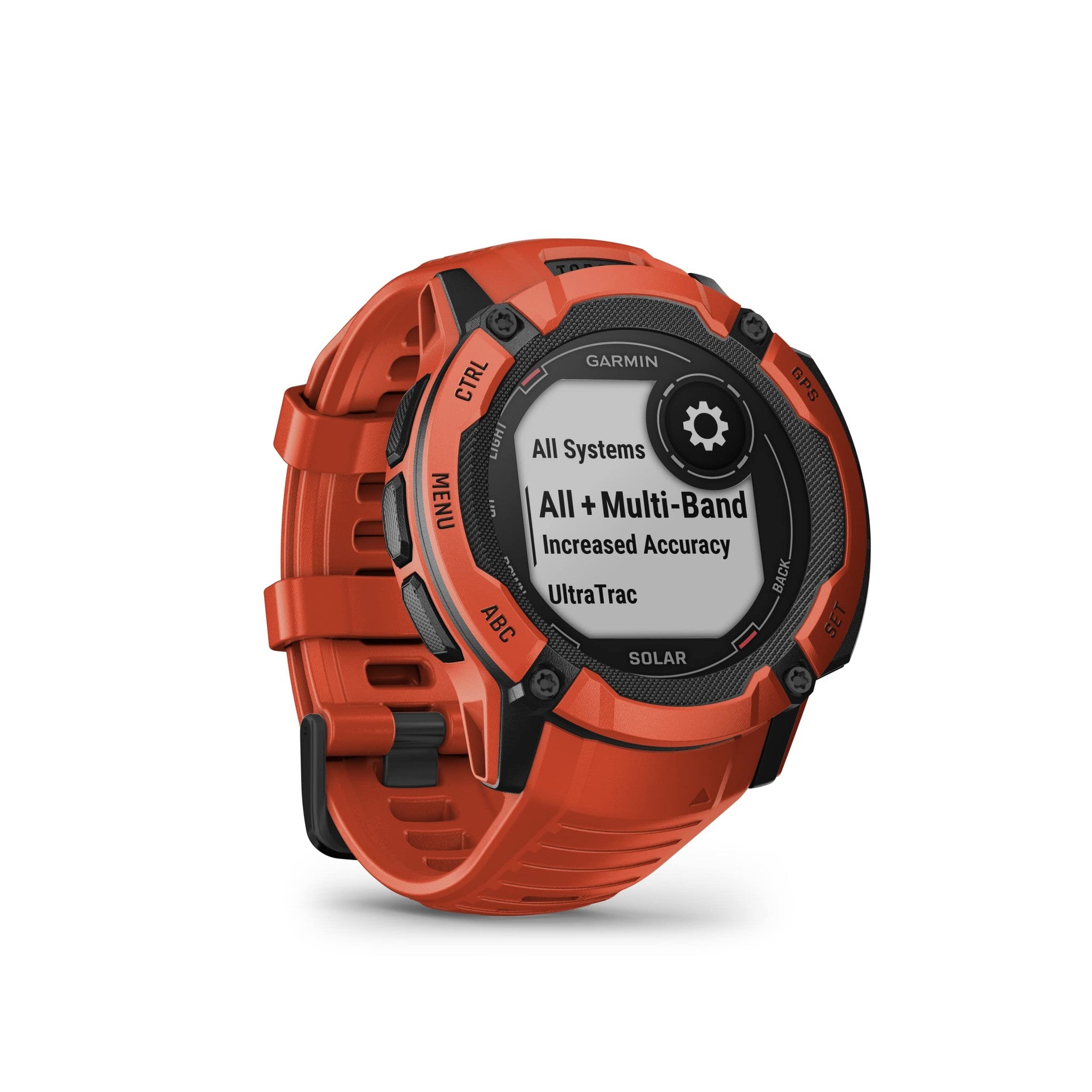 Garmin Instinct 2X Solar, Rugged GPS Smartwatch, Flame Red Garmin