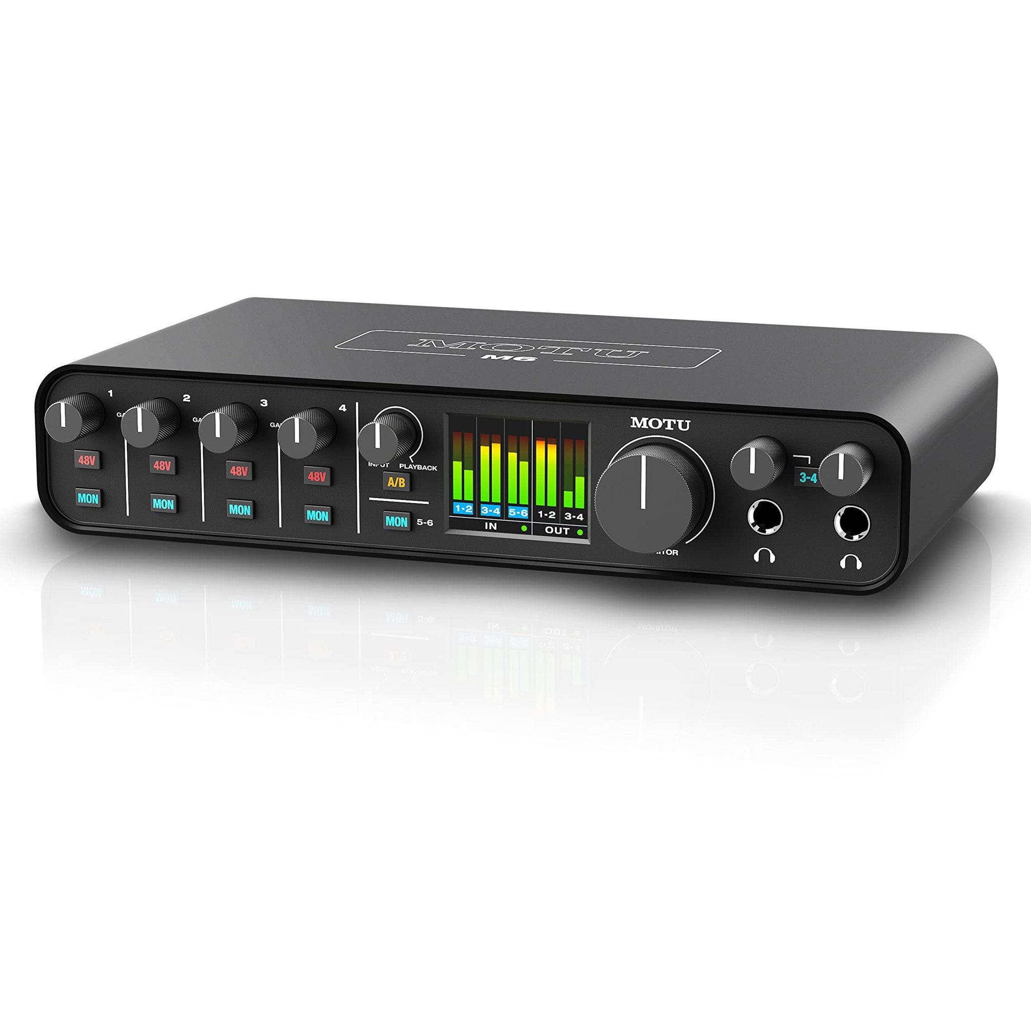 MOTU M6 6x4 USB-C Audio Interface with Studio-Quality Sound MOTU