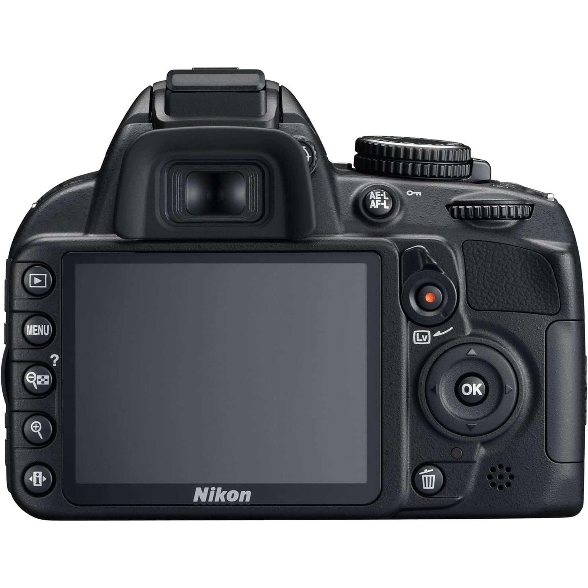 Nikon D3100 14.2MP DX-Format CMOS DSLR Digital Camera Body Only Bundle Nikon